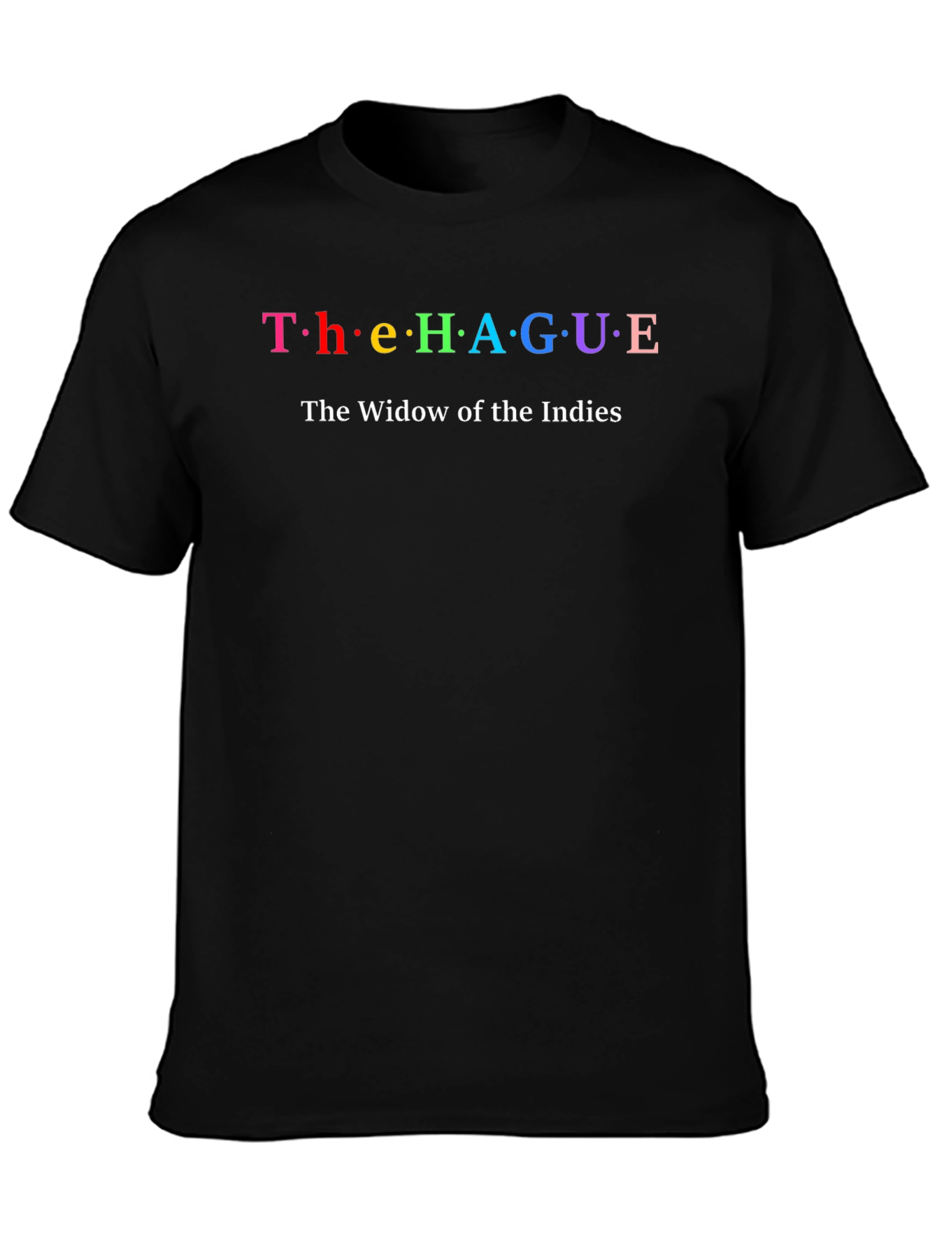The Hague Rainbow Text T-Shirt