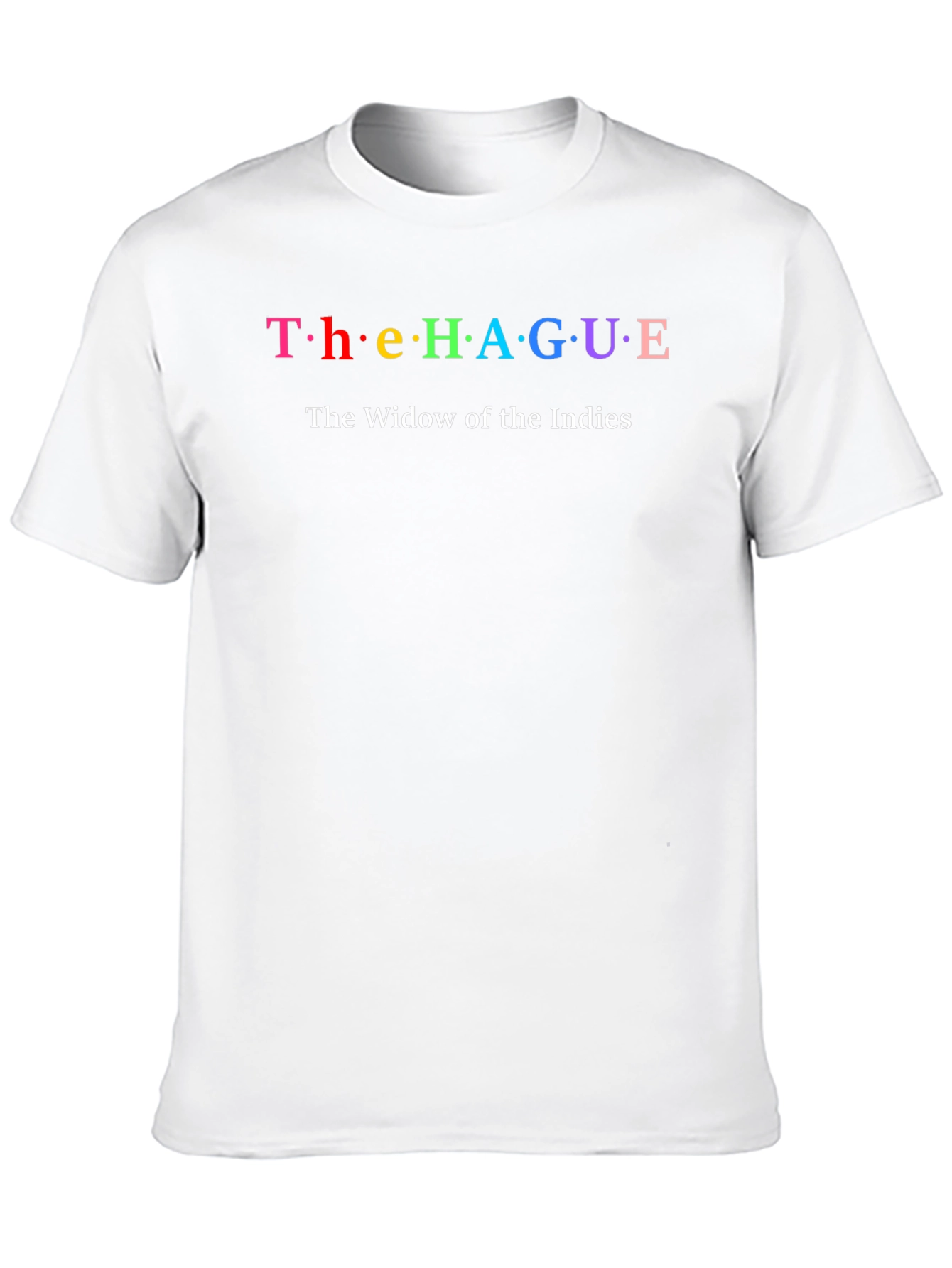 The Hague Rainbow Text T-Shirt