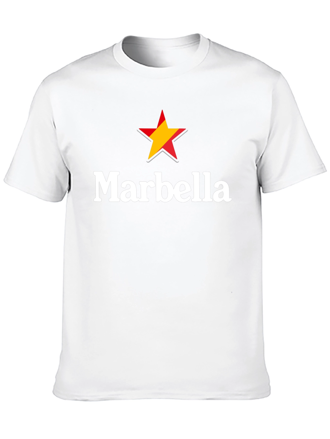 Marbella Star Graphic T-Shirt - Classic Comfort