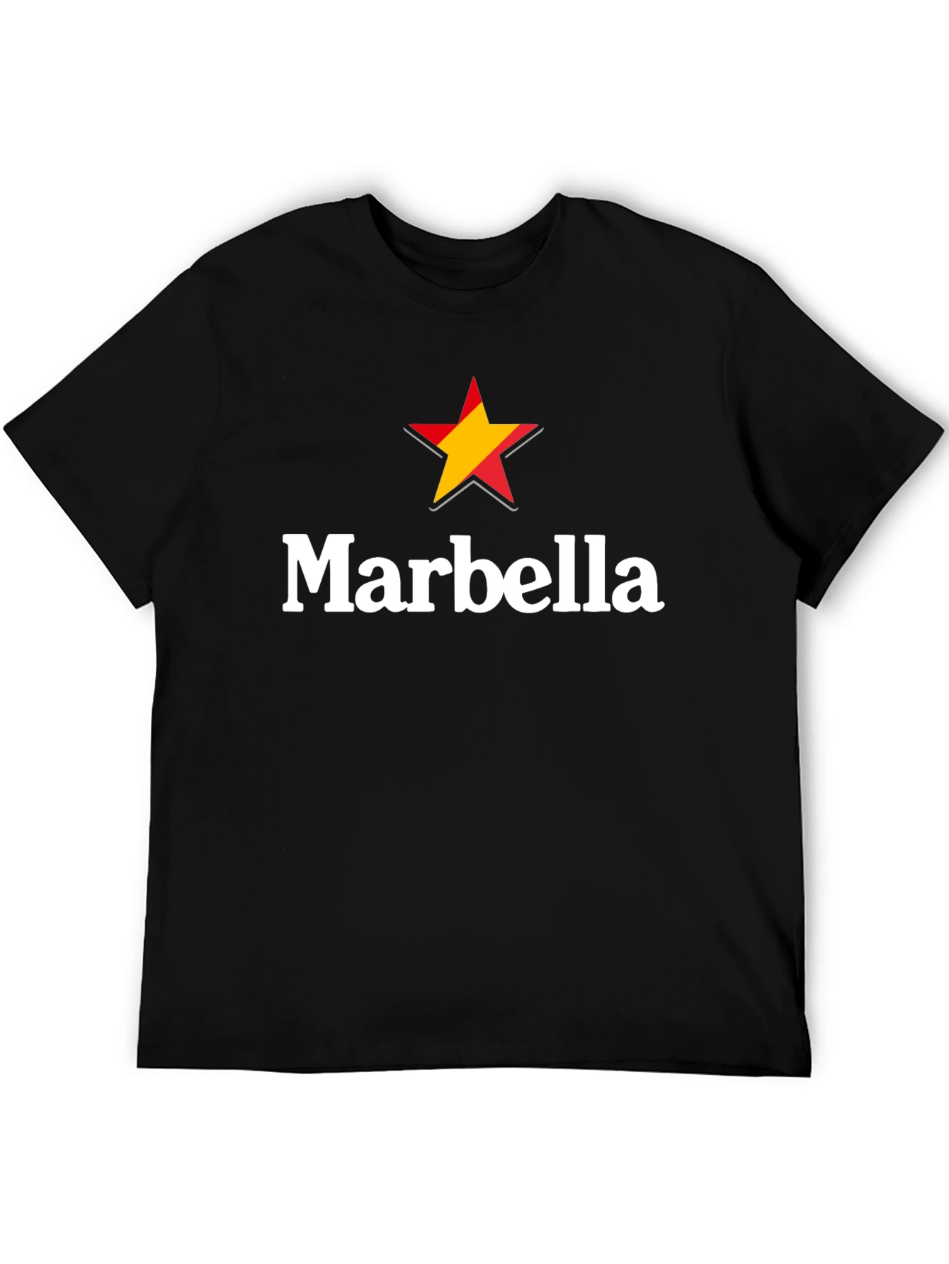 Marbella Star Graphic T-Shirt - Classic Comfort