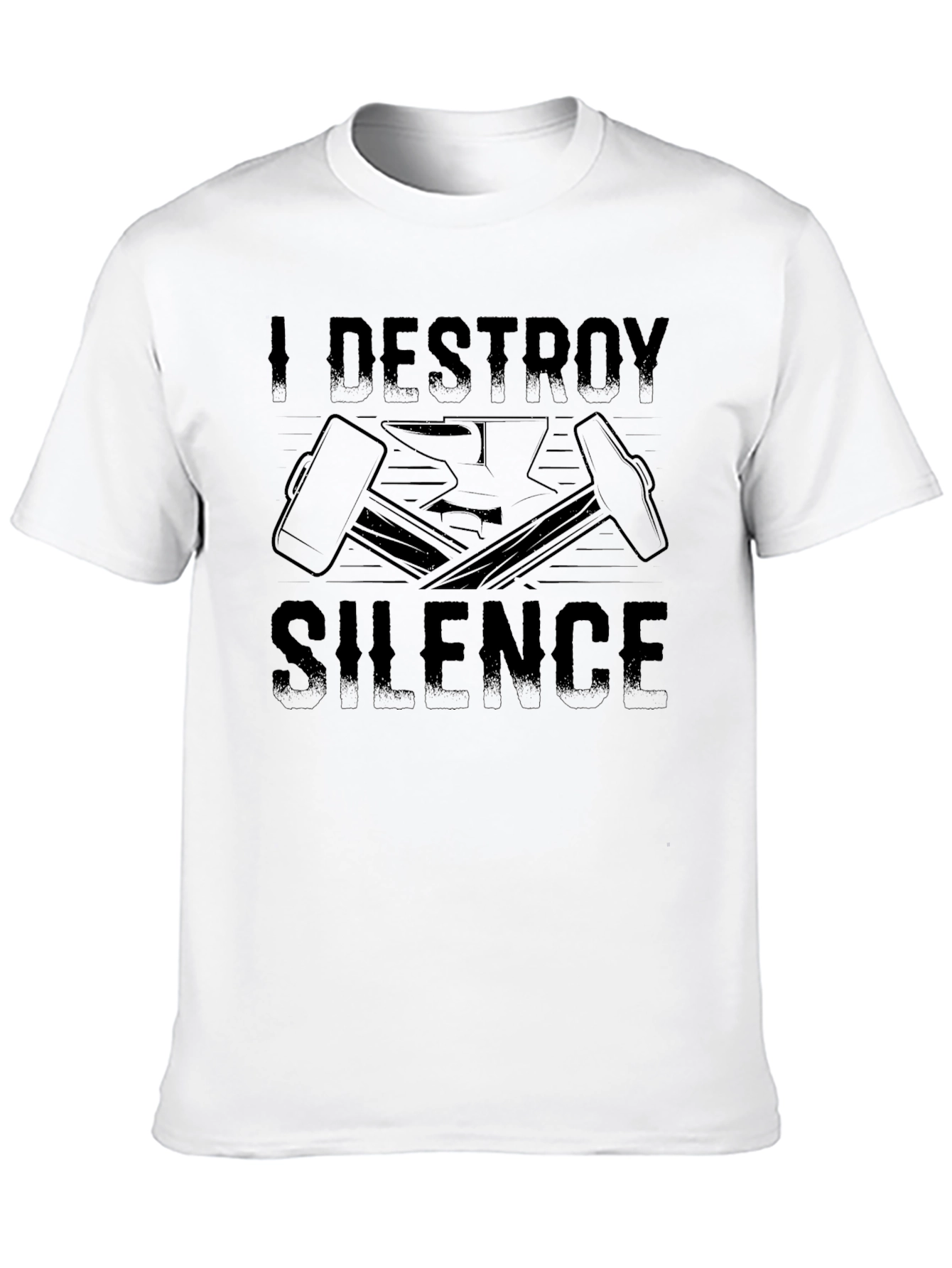 I Destroy Silence Blacksmith T-Shirt