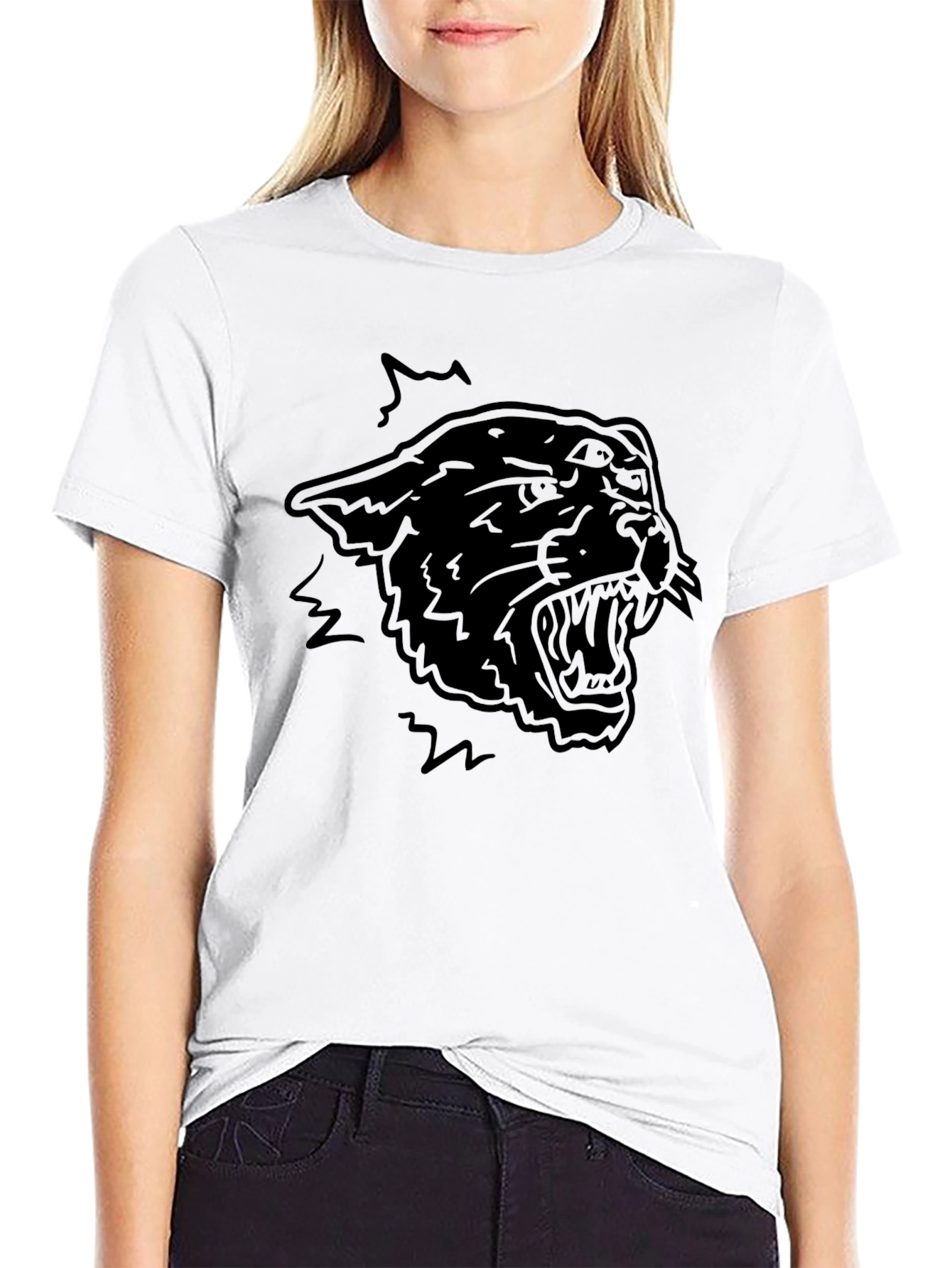 Black Panther Graphic T-Shirt - Mens Casual Tee
