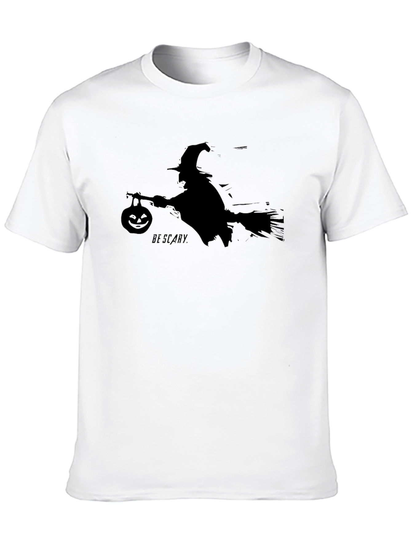 Halloween Witch Ride Black T-Shirt