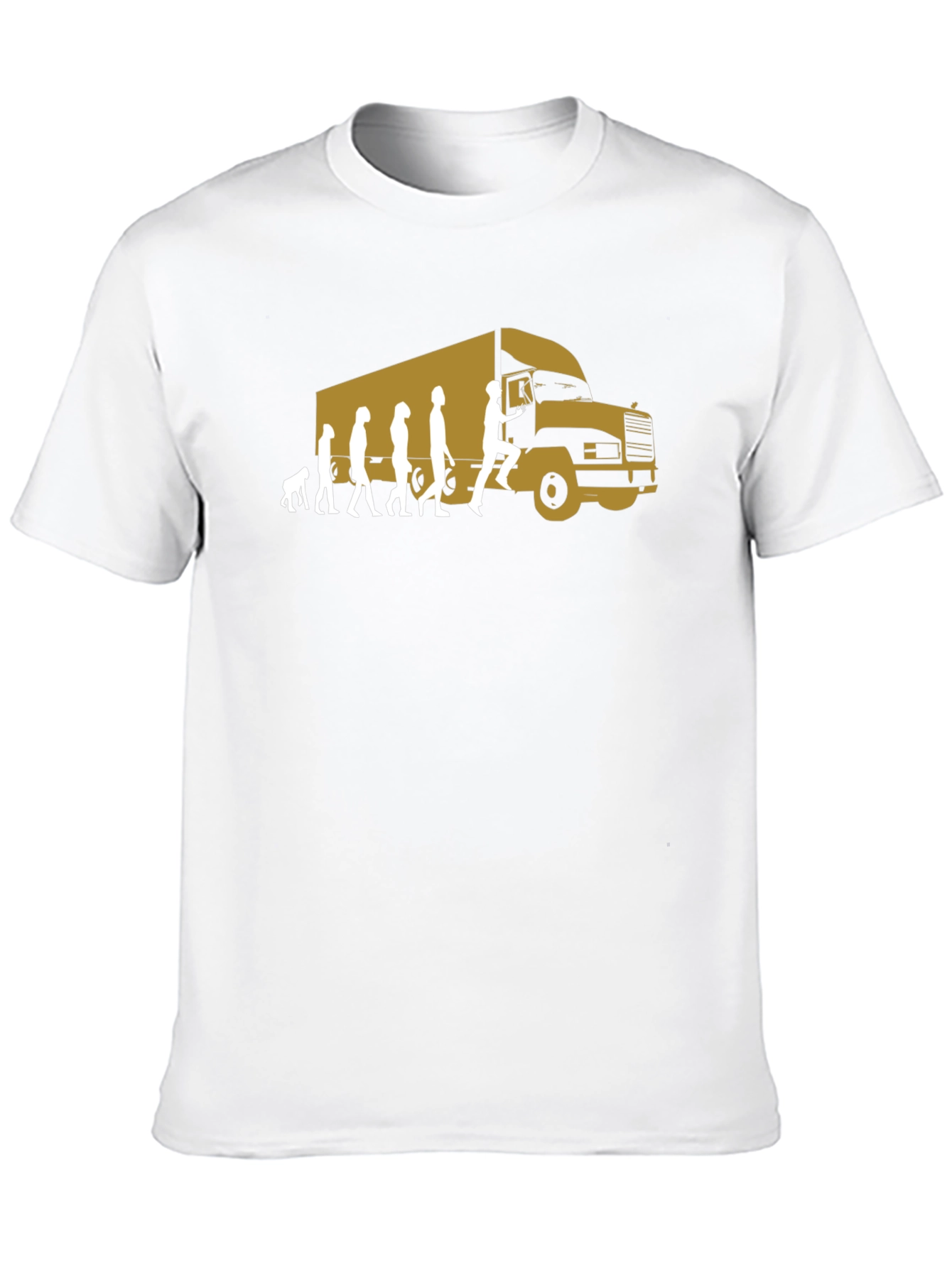 Trucker Evolution Graphic T-Shirt - Black