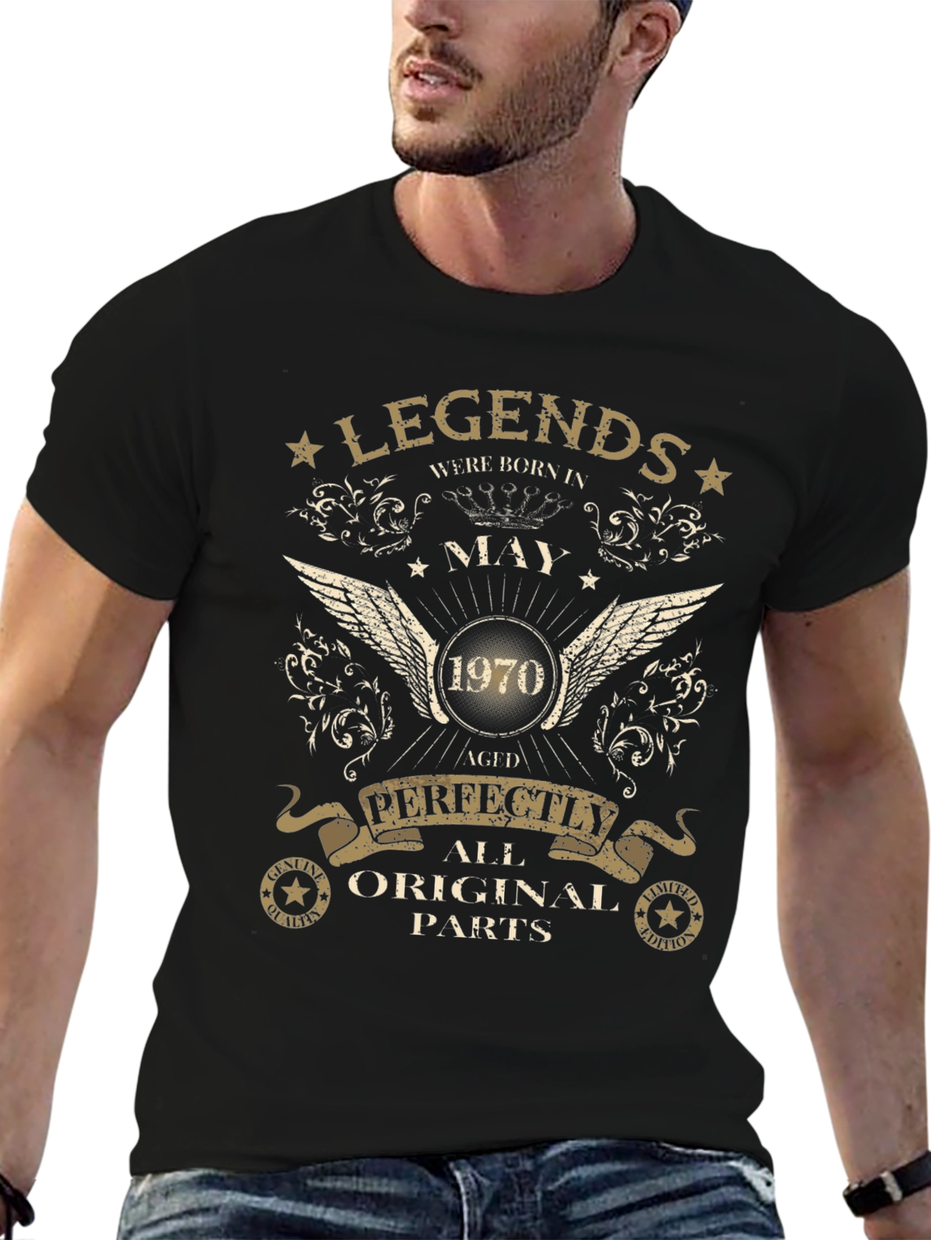 Legends Born in May 1970 Graphic Tee