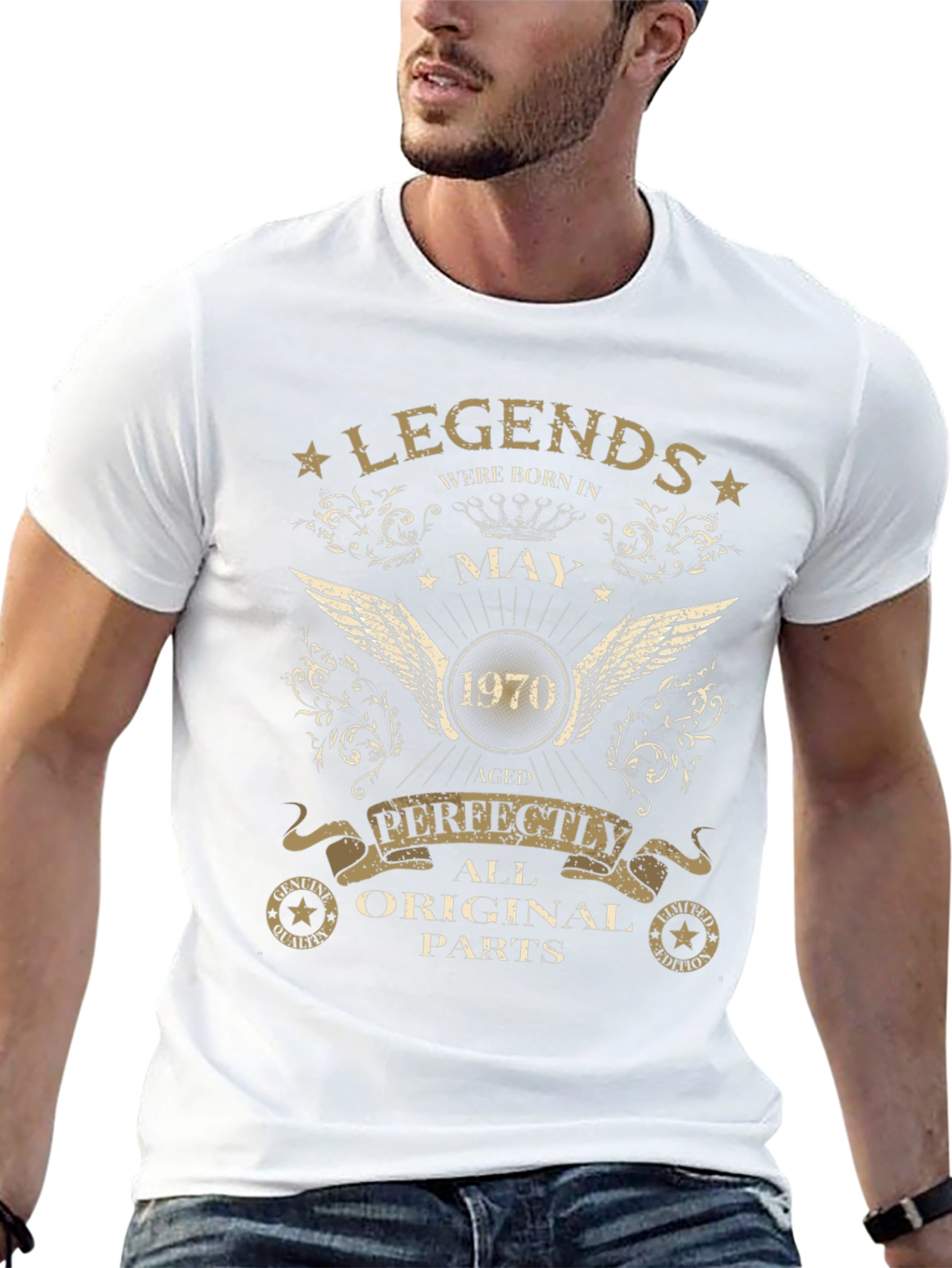Legends Born in May 1970 Graphic Tee