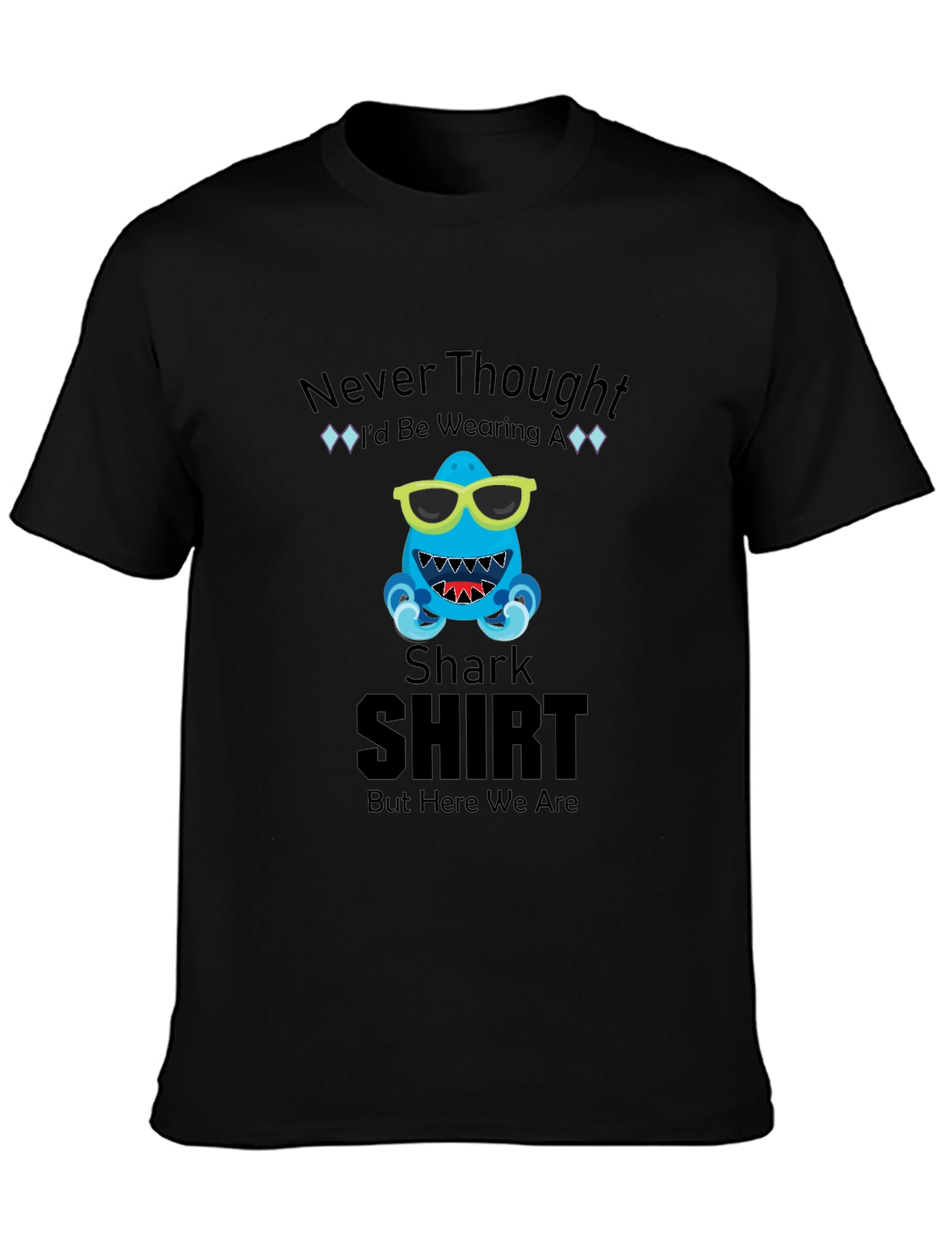 Novelty Shark Shirt - Funny Graphic Tee