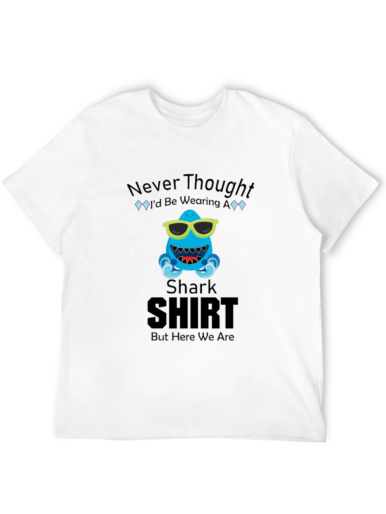 Novelty Shark Shirt - Funny Graphic Tee