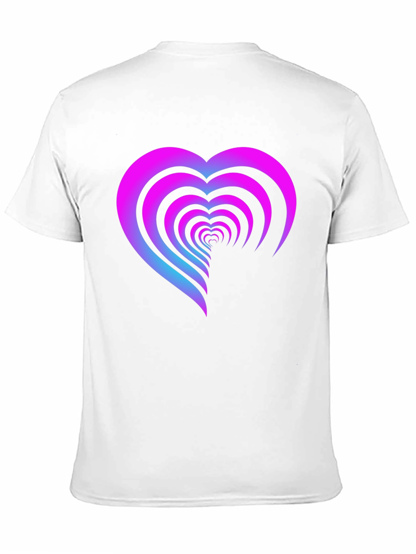 Heart Tunnel Graphic Tee - Soft Cotton Comfort
