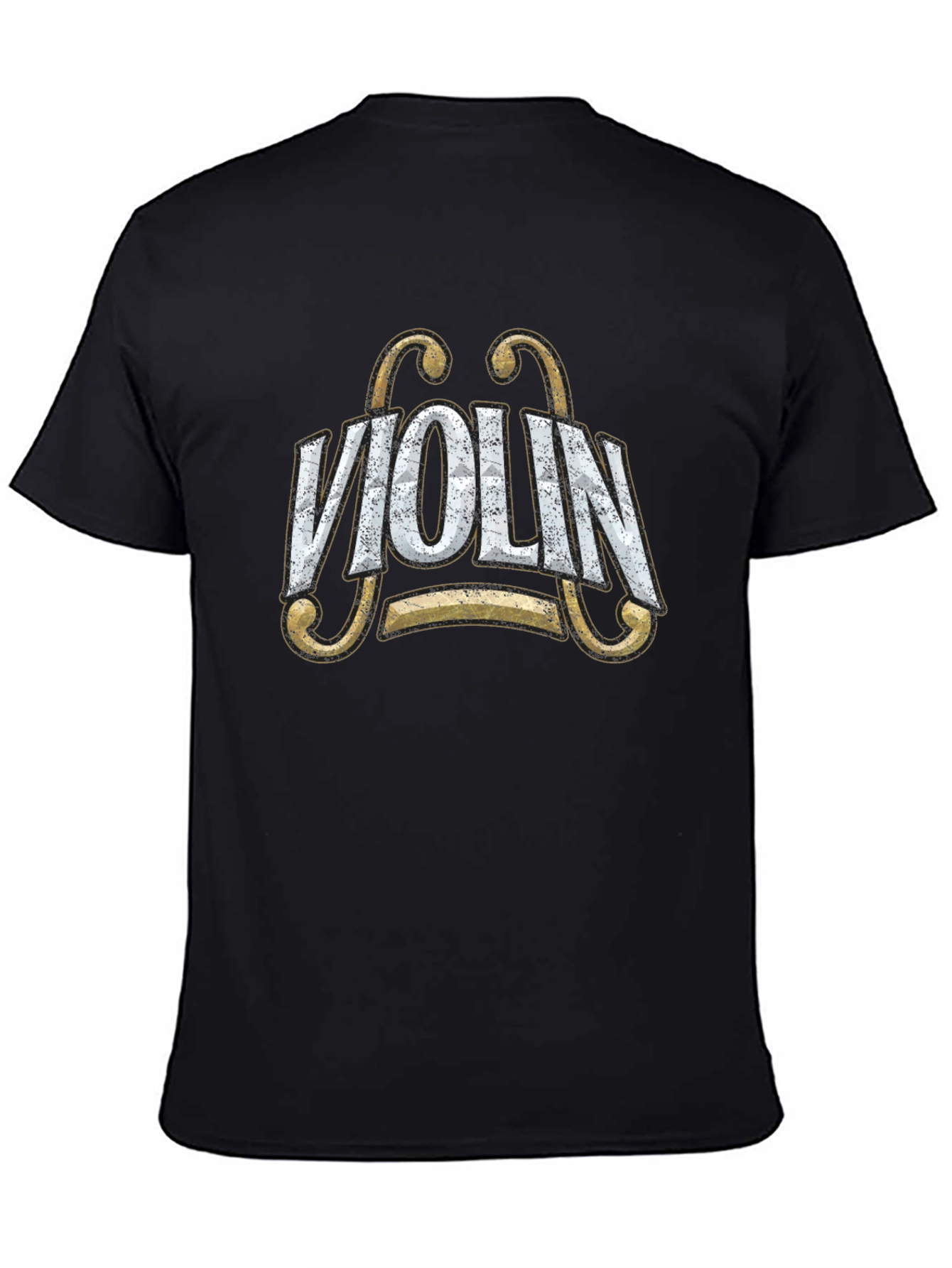 Violin Graphic Tee - Musical Instrument T-Shirt