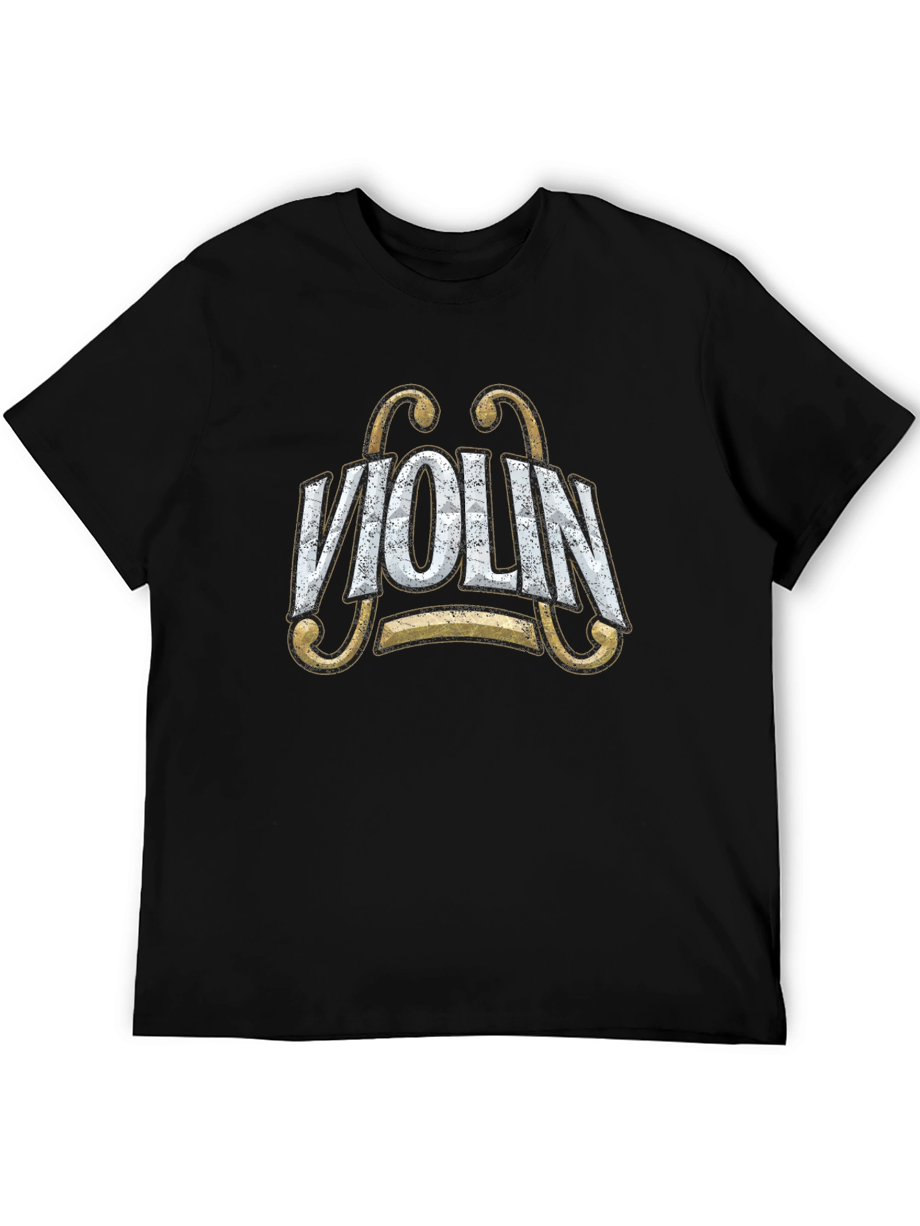 Violin Graphic Tee - Musical Instrument T-Shirt