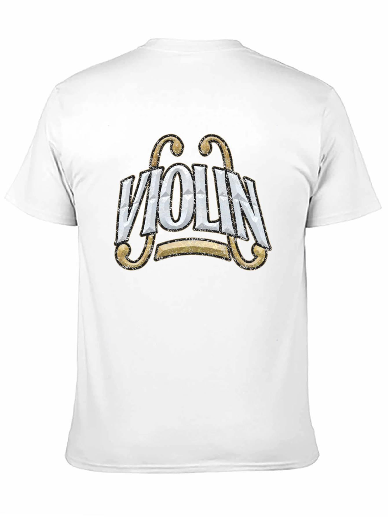 Violin Graphic Tee - Musical Instrument T-Shirt