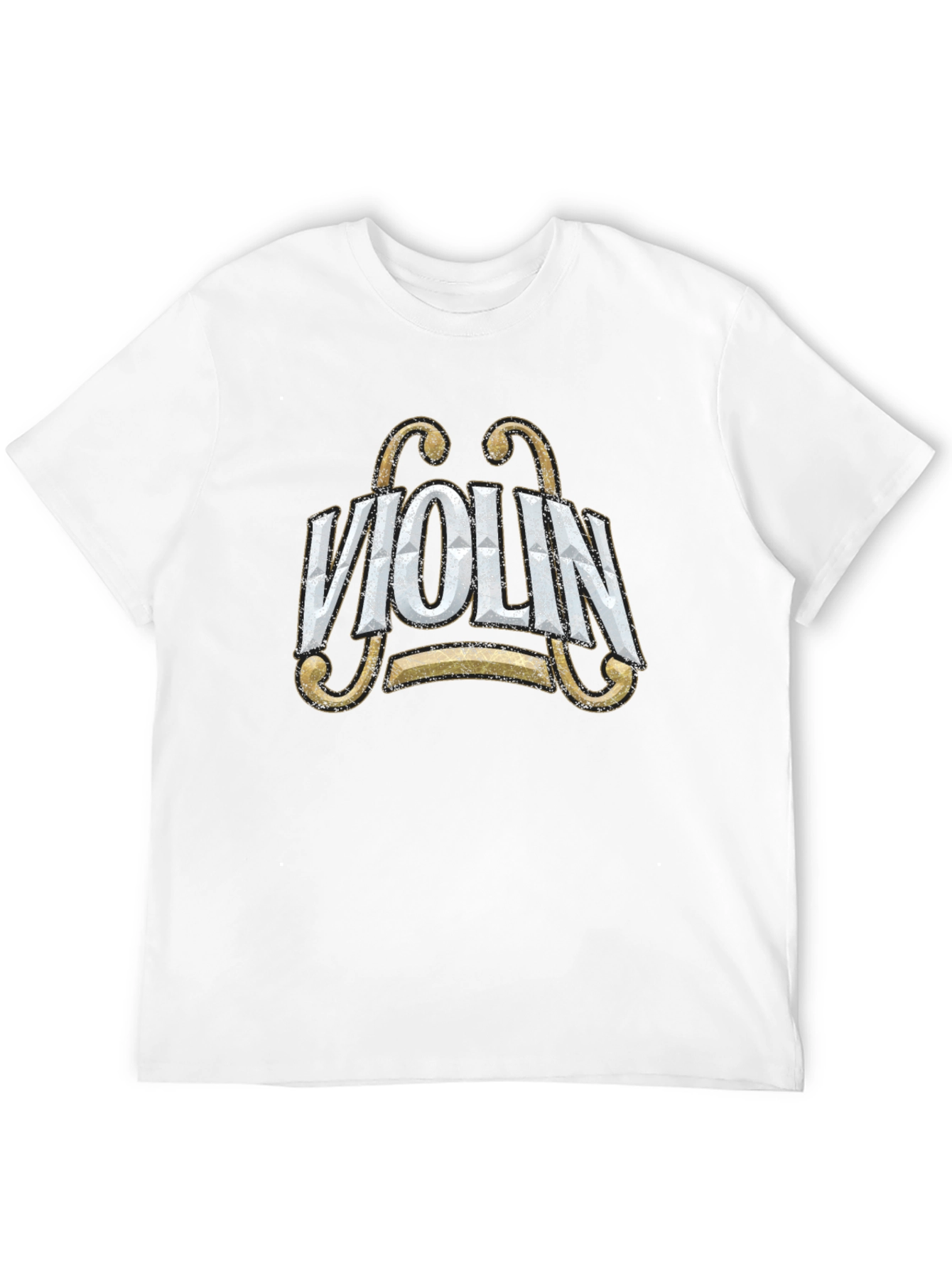Violin Graphic Tee - Musical Instrument T-Shirt