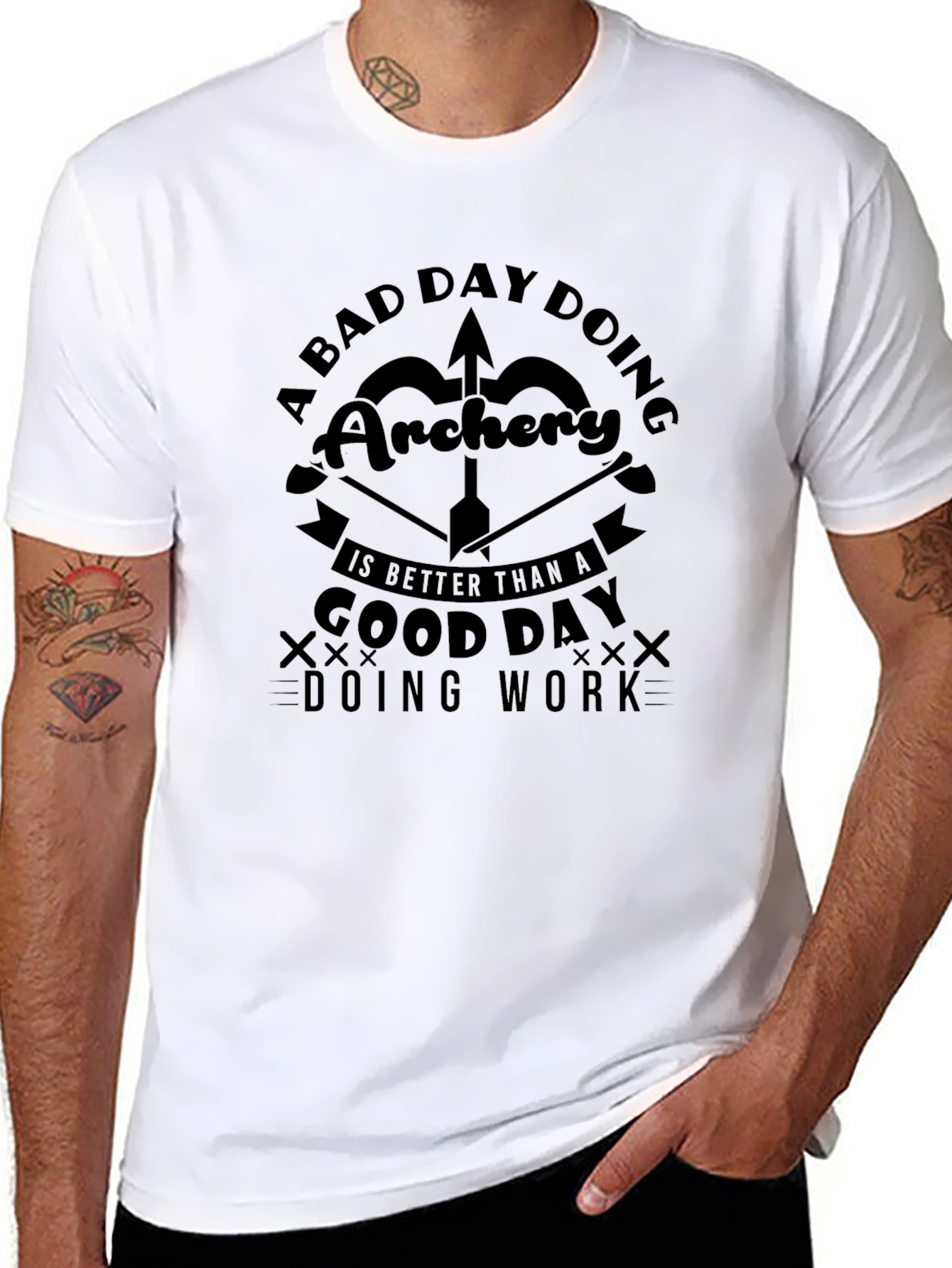 Archery T-Shirt: A Bad Day Doing Archery