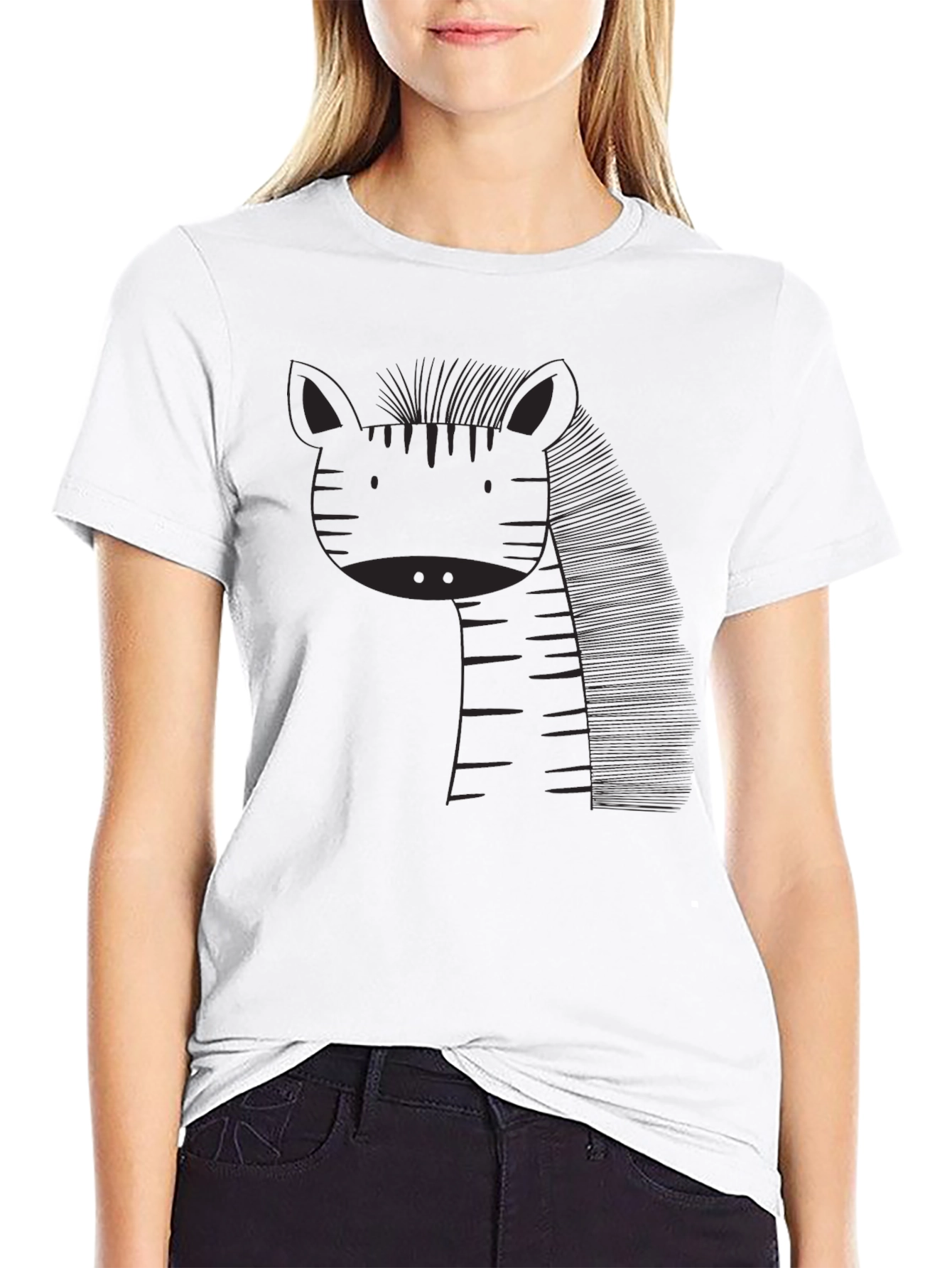Zebra Graphic T-Shirt - Casual Style