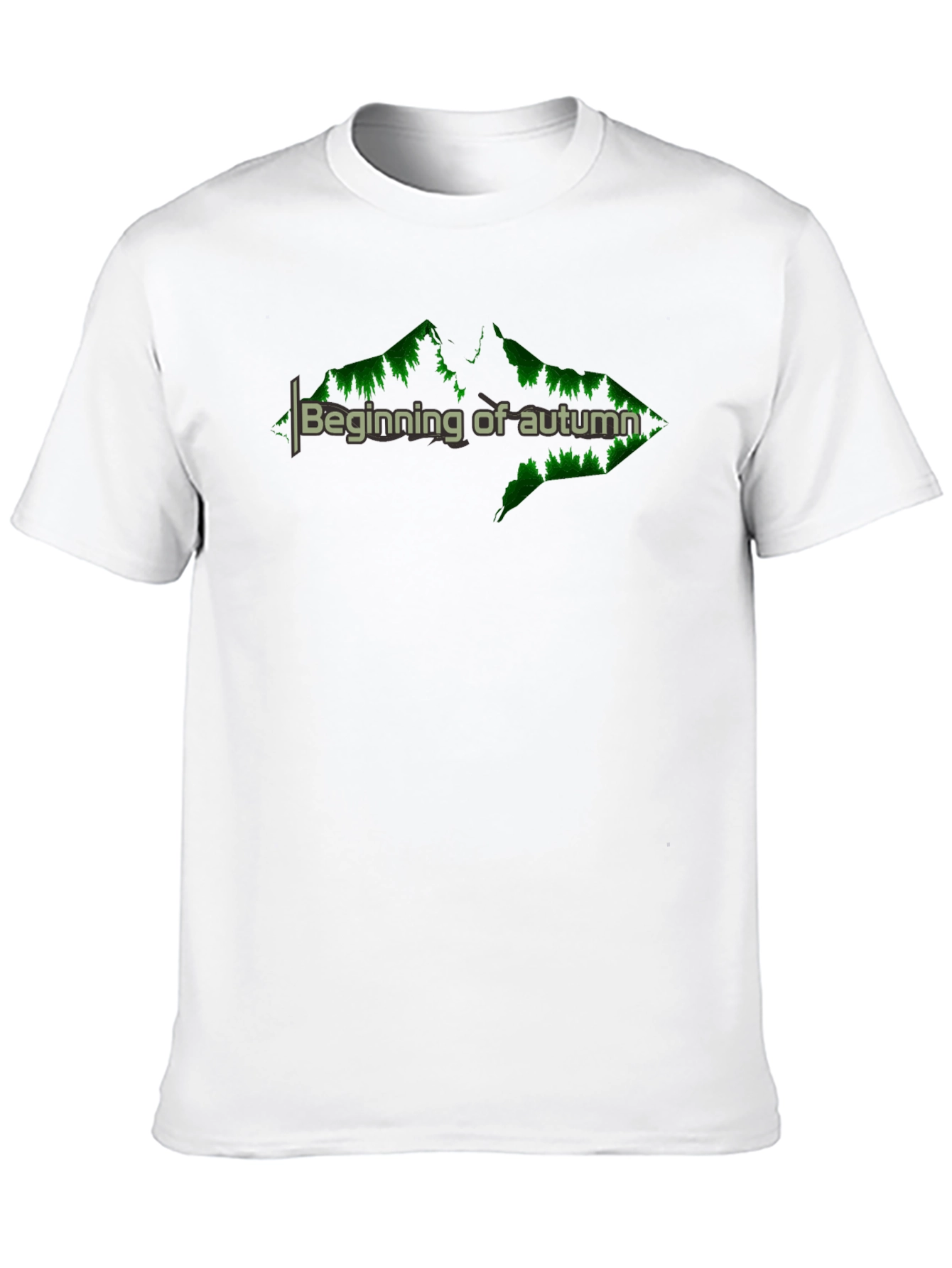 Beginning of Autumn Black T-Shirt