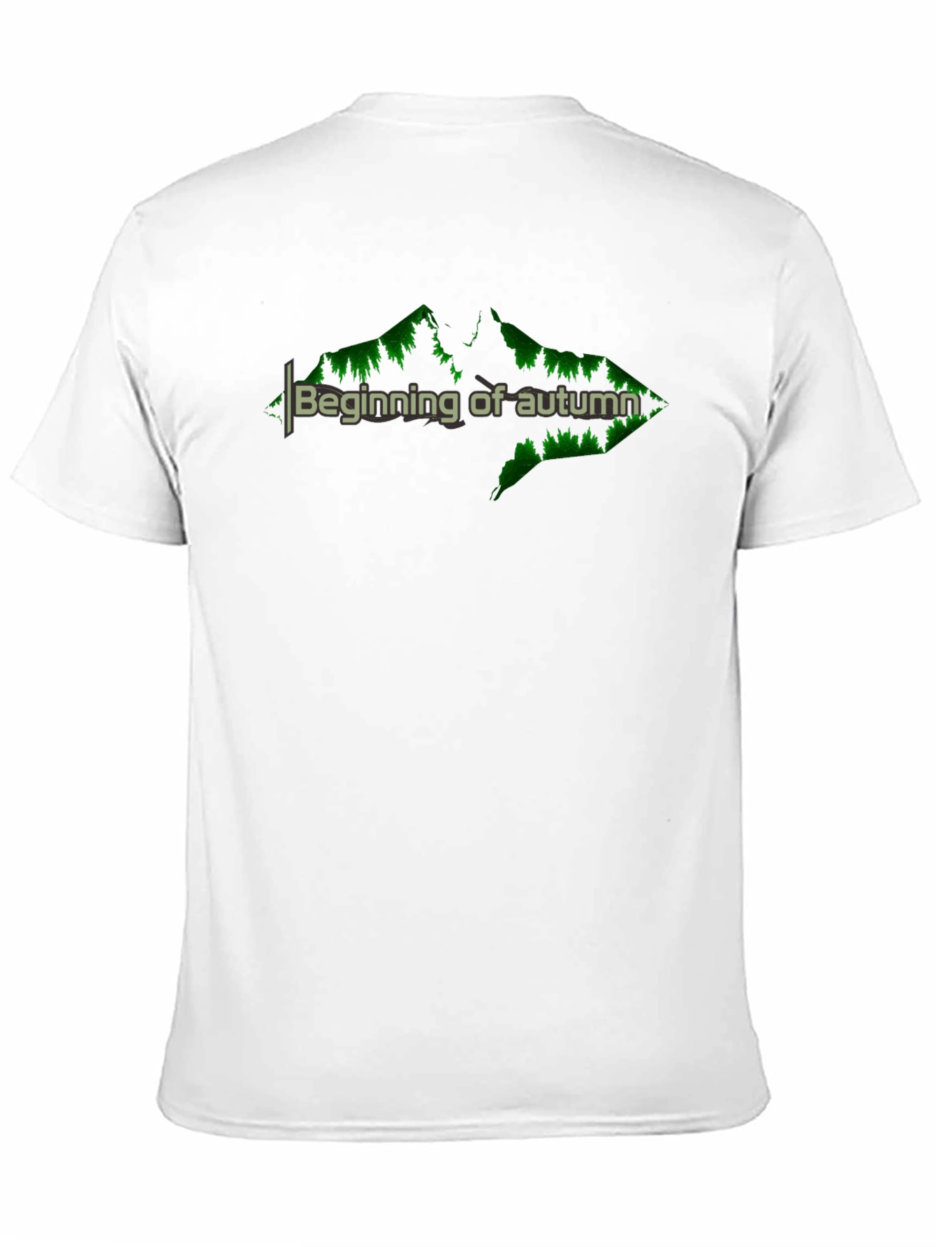 Beginning of Autumn Black T-Shirt