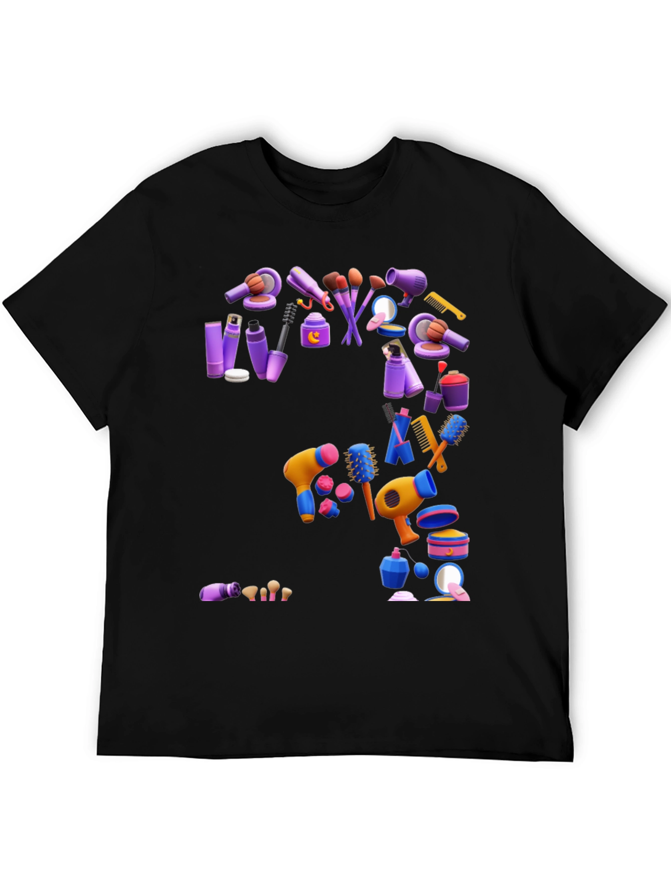 Makeup Tools Graphic T-Shirt