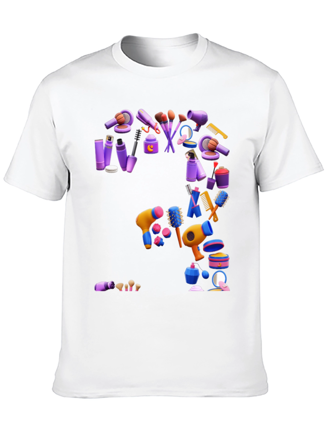Makeup Tools Graphic T-Shirt