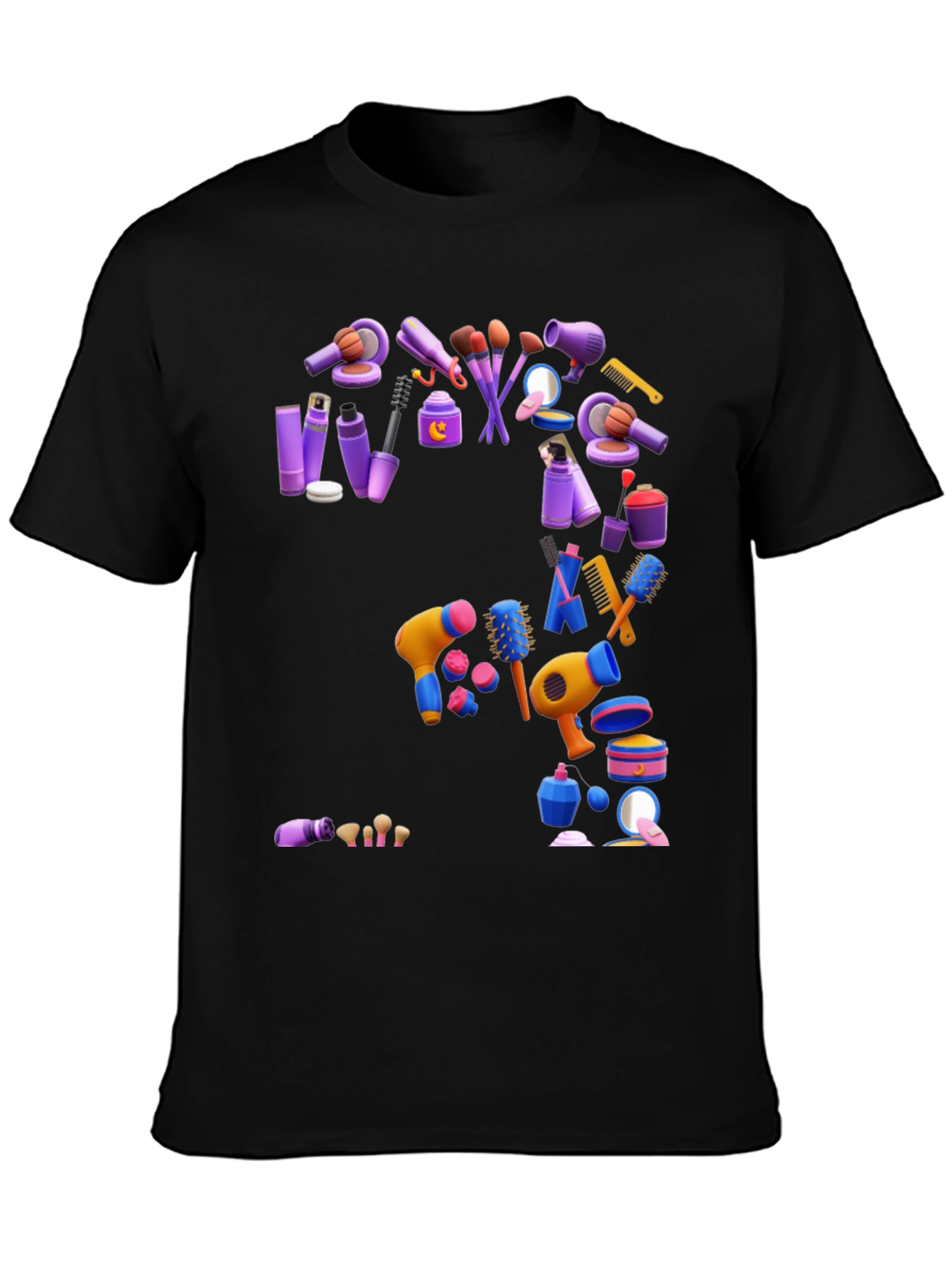 Makeup Tools Graphic T-Shirt