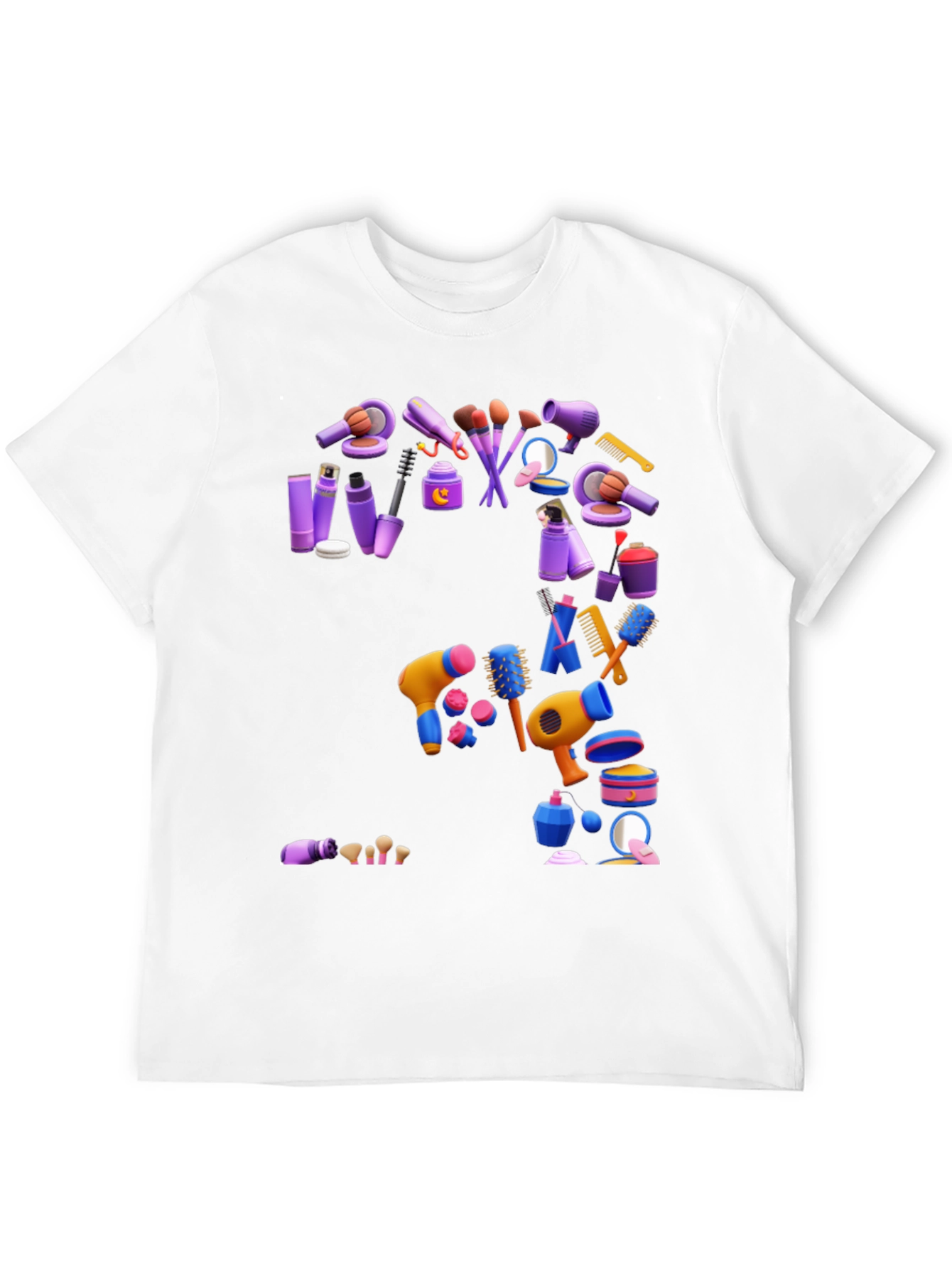 Makeup Tools Graphic T-Shirt