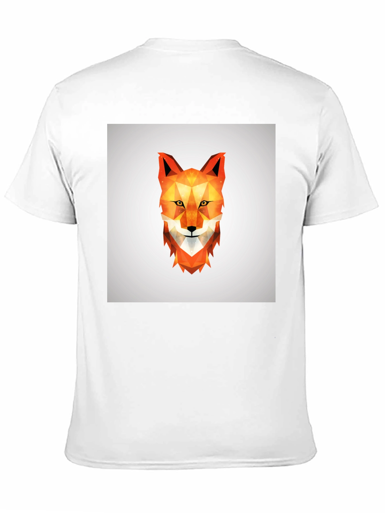 Geometric Fox Tee - Modern Graphic Print