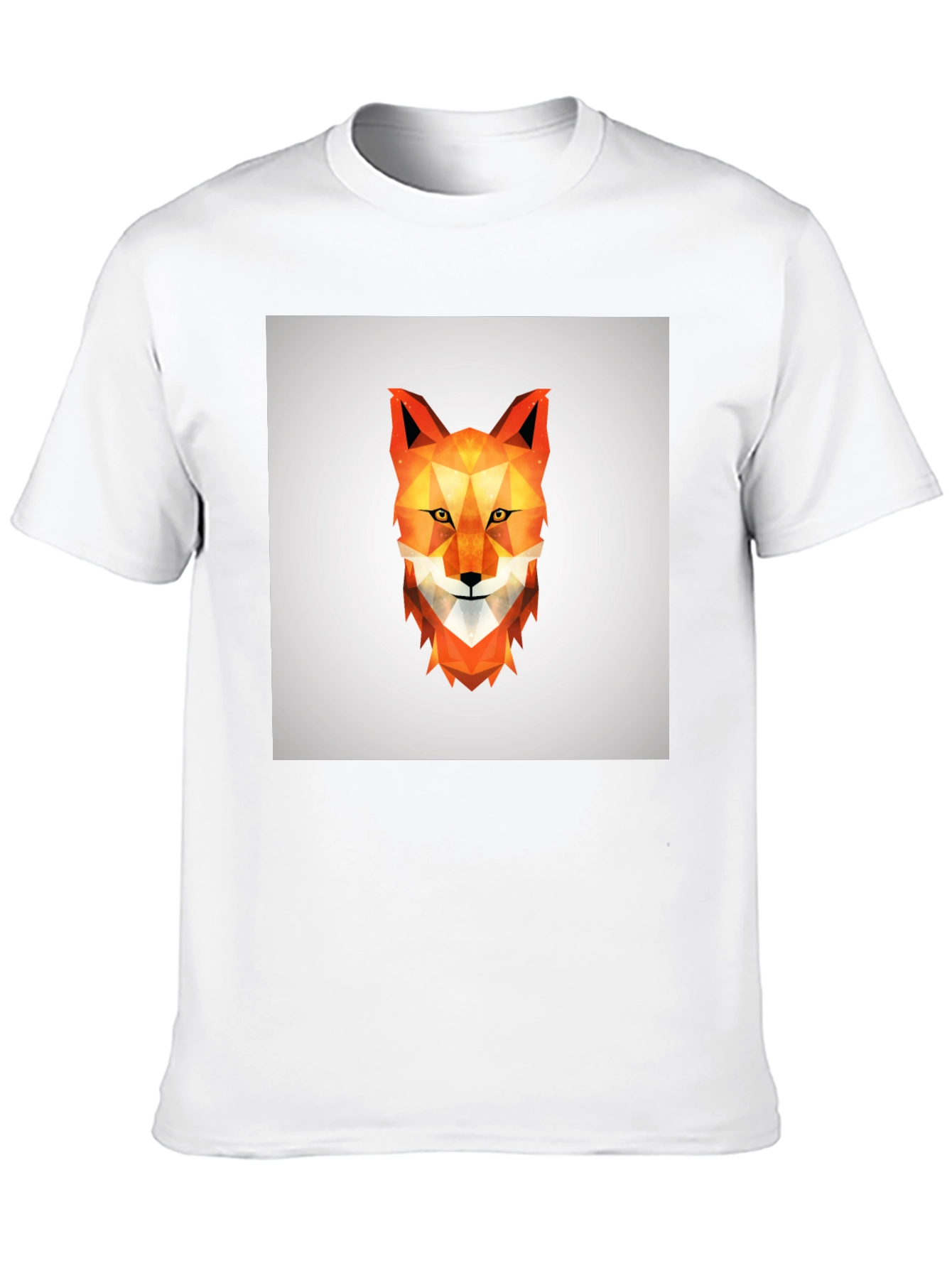 Geometric Fox Tee - Modern Graphic Print