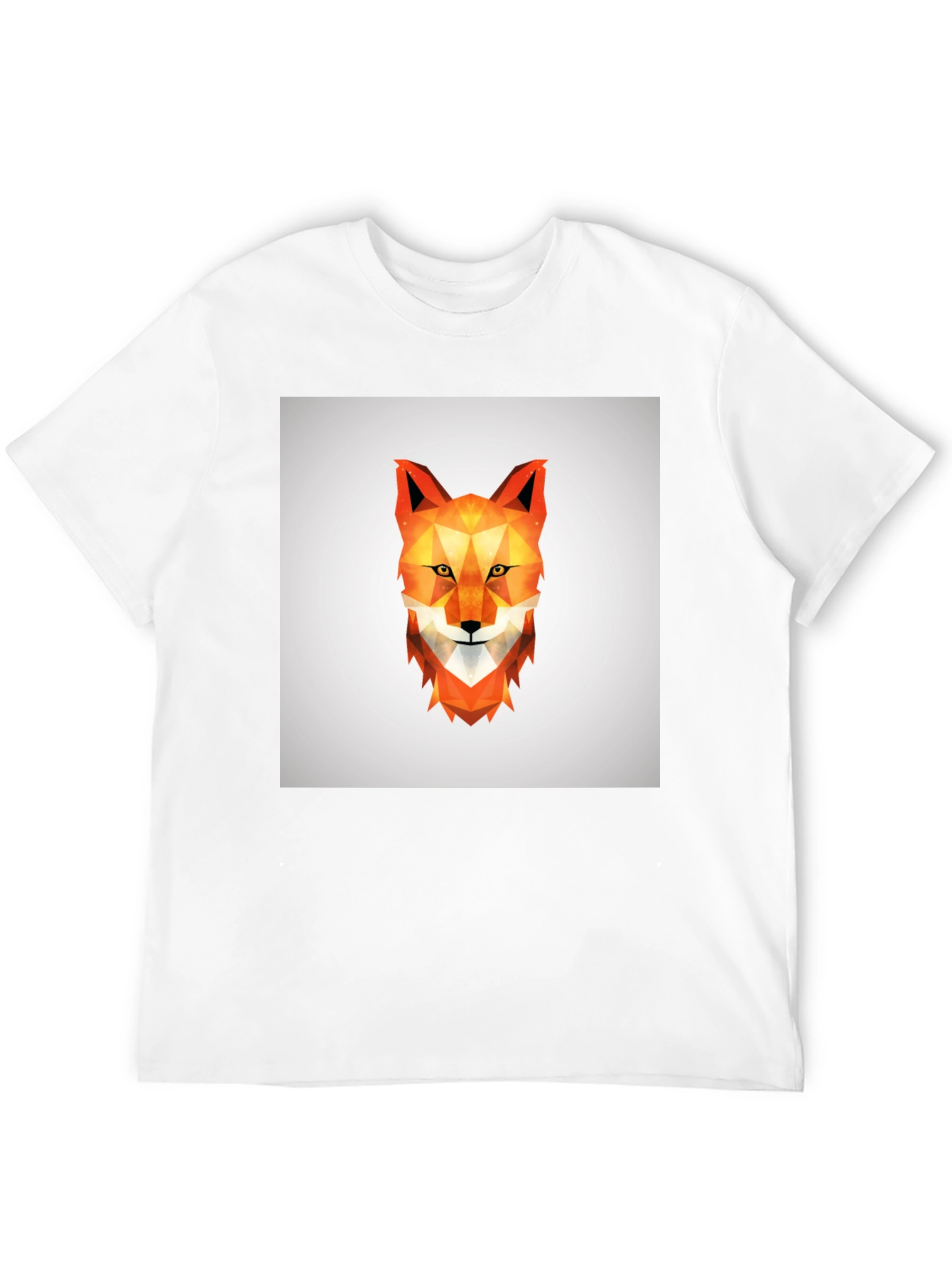 Geometric Fox Tee - Modern Graphic Print