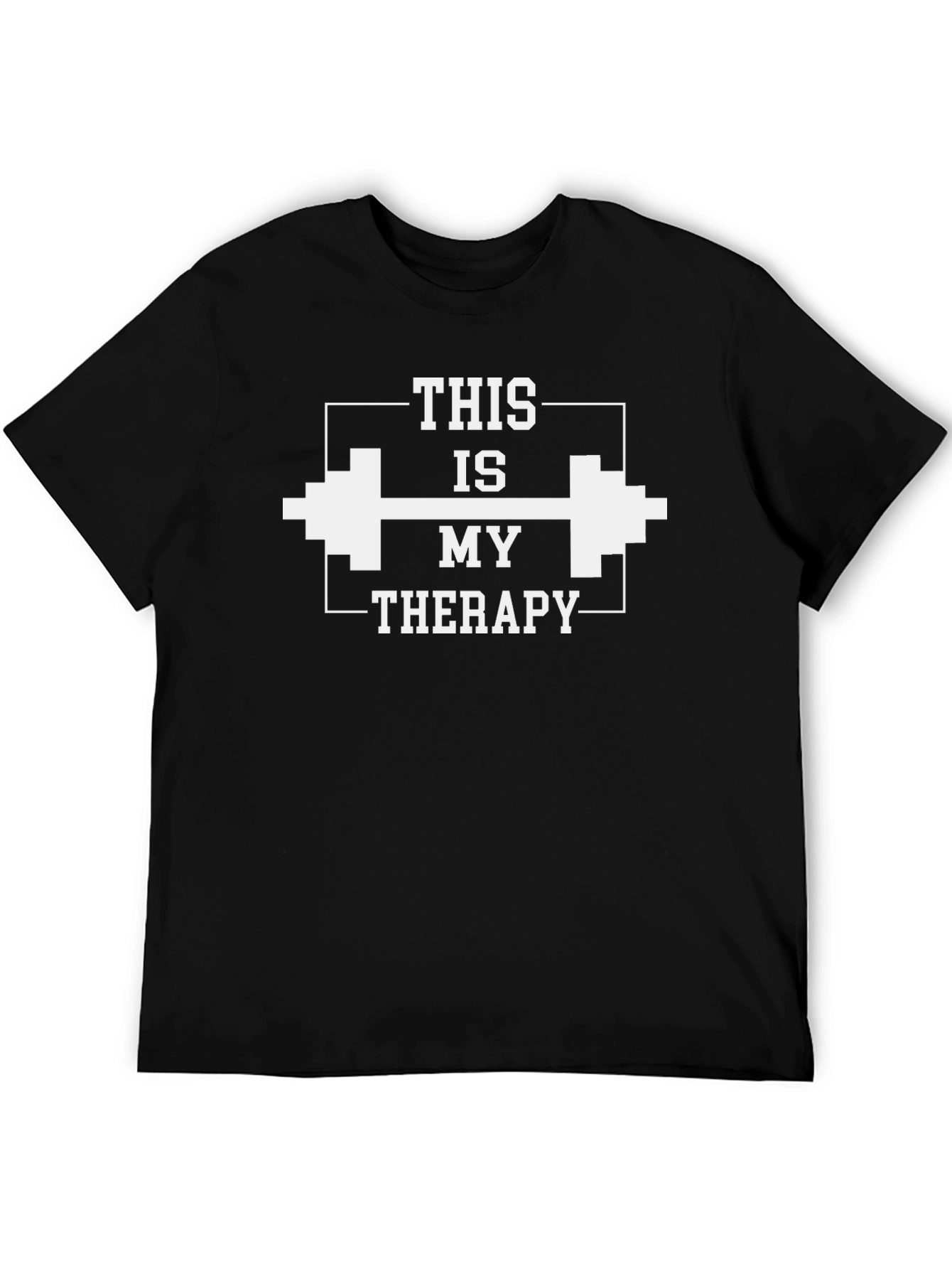 Workout Therapy T-Shirt: Weightlifting Gym Motivation Tee