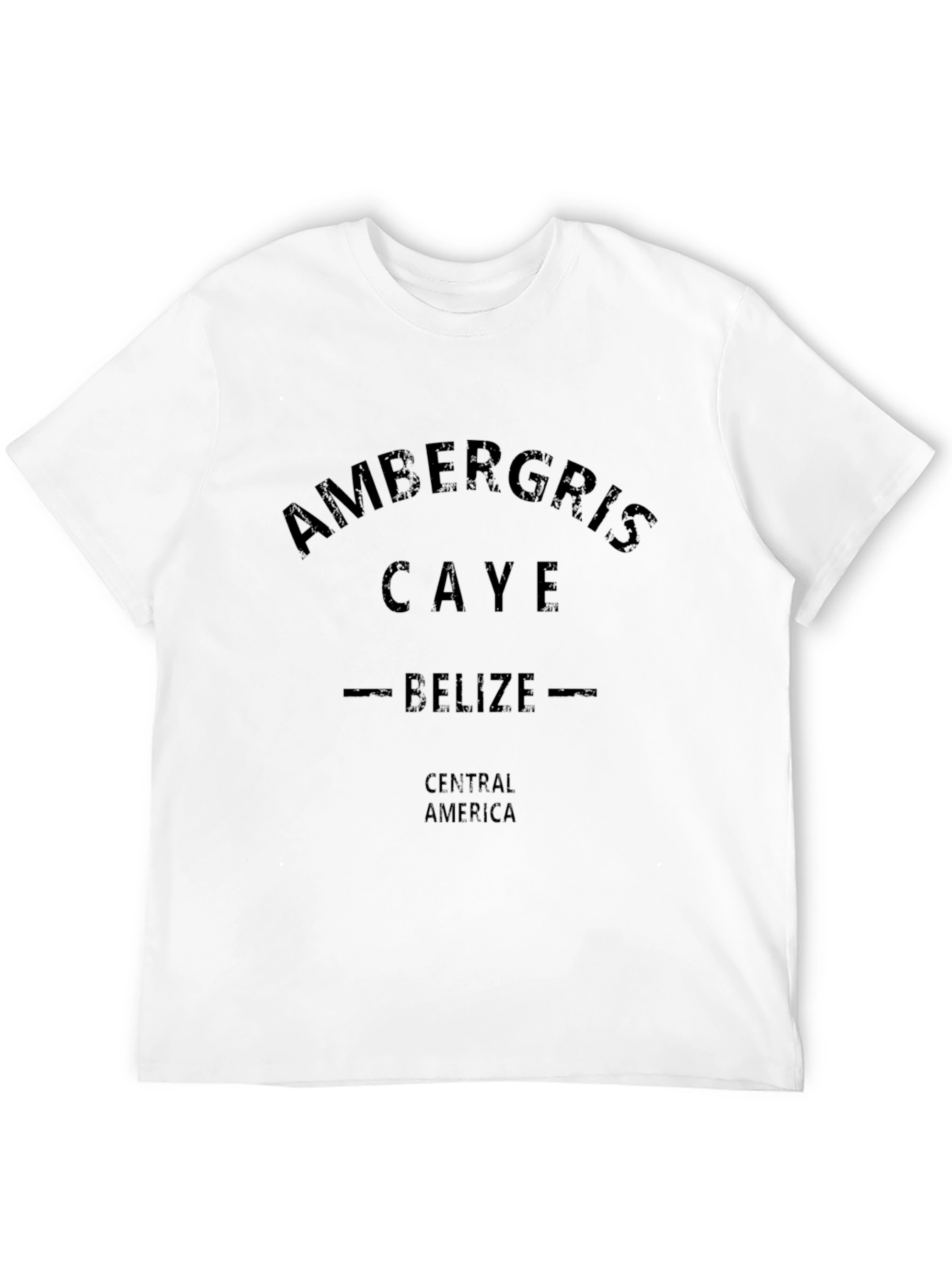 Ambergris Caye Belize Tee - Central America Black T-Shirt