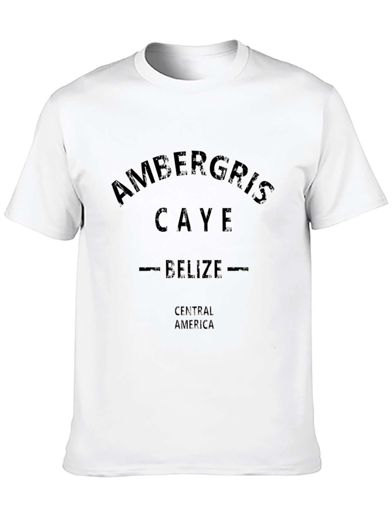 Ambergris Caye Belize Tee - Central America Black T-Shirt