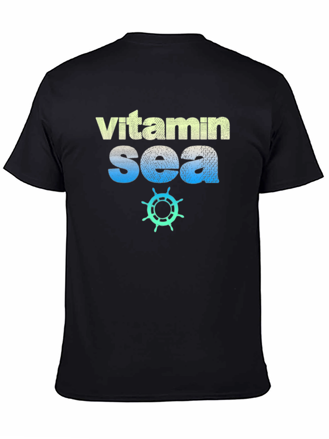 Vitamin Sea Black Graphic Tee