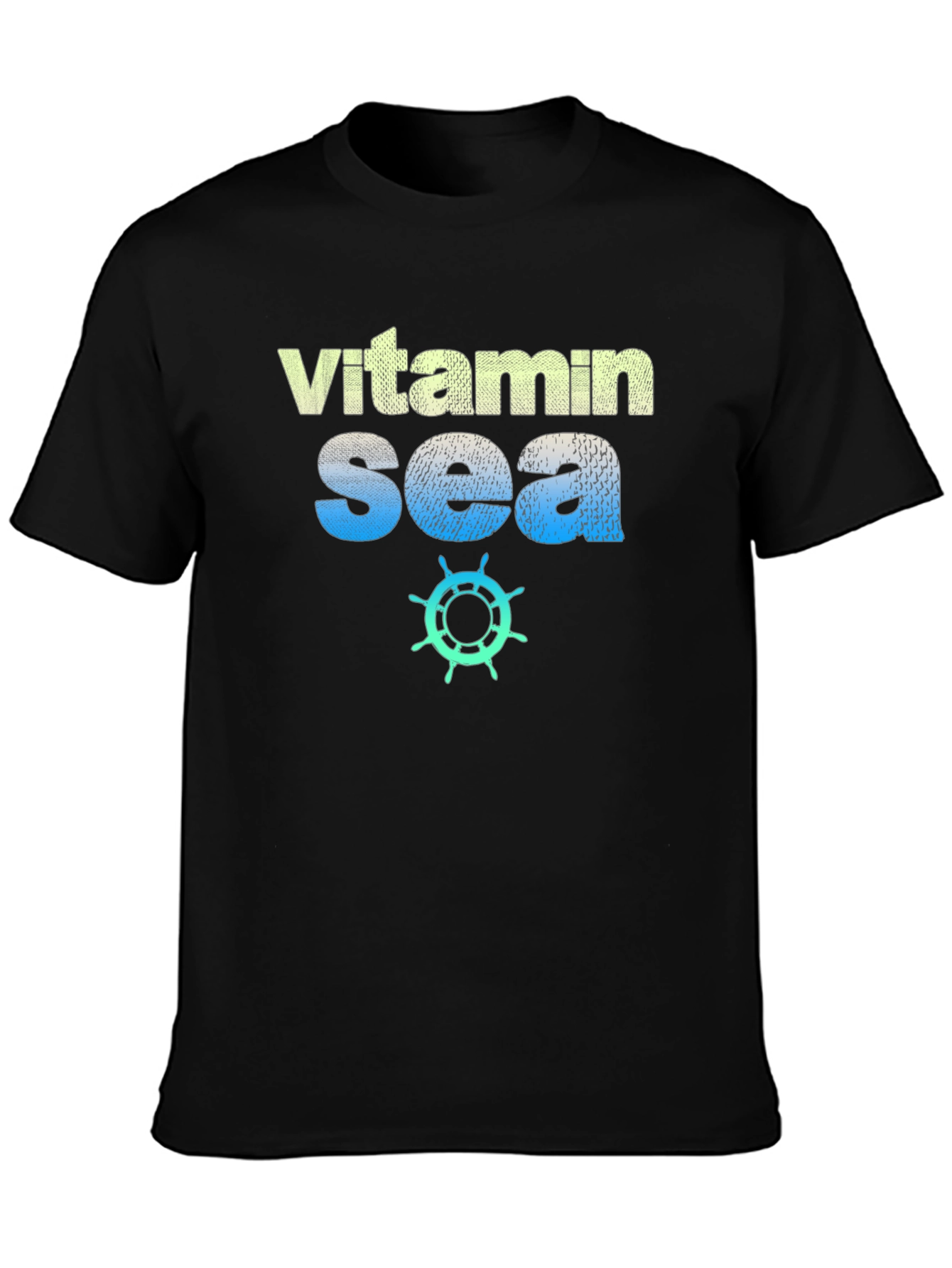 Vitamin Sea Black Graphic Tee