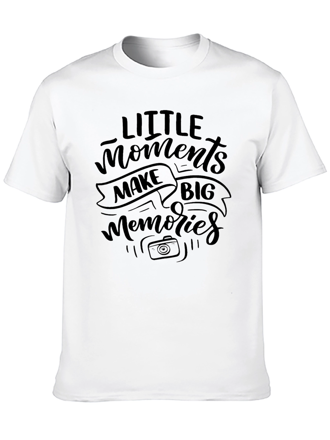 Little Moments Big Memories Graphic Tee - Black