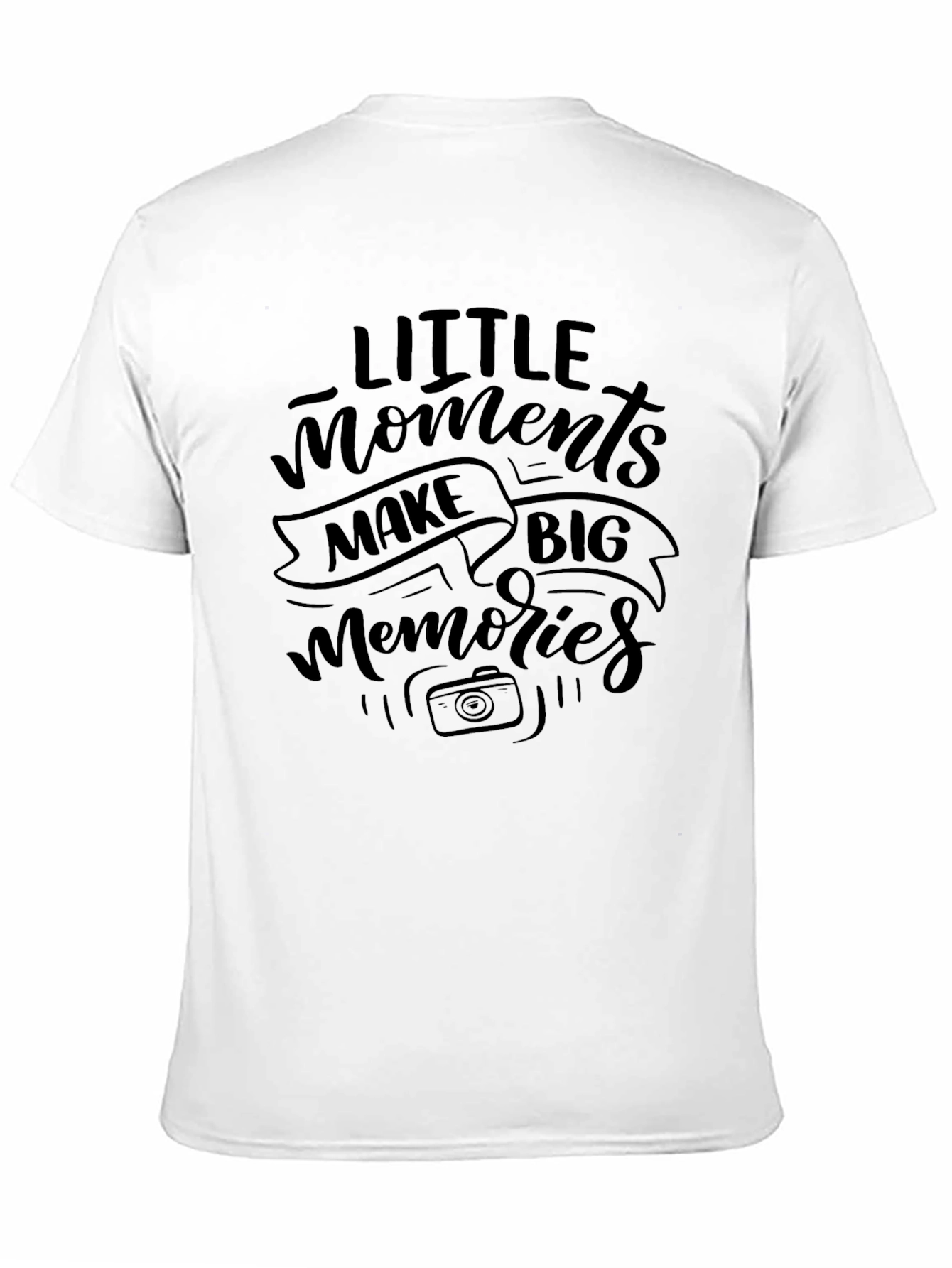 Little Moments Big Memories Graphic Tee - Black