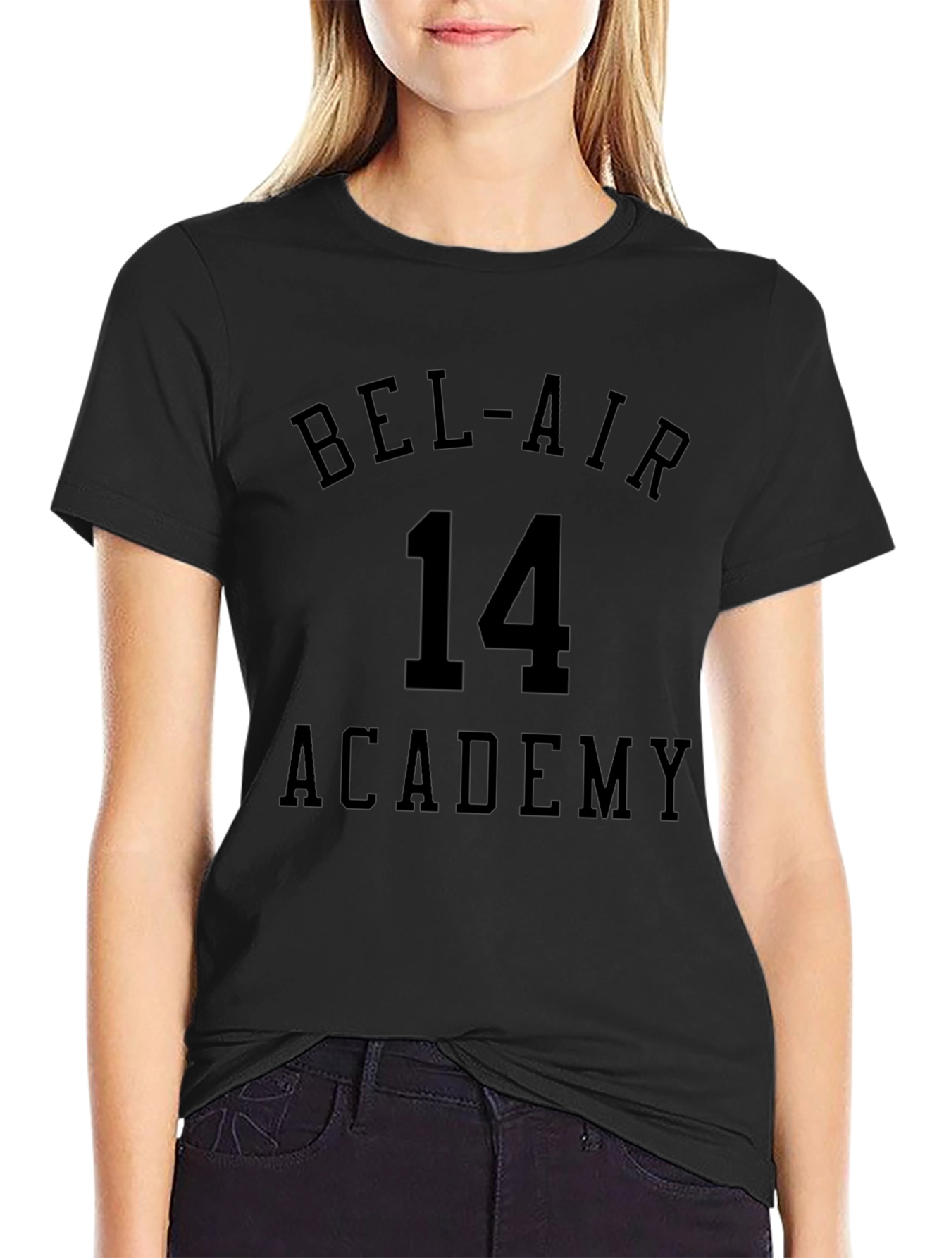 Bel-Air Academy #14 Black T-Shirt