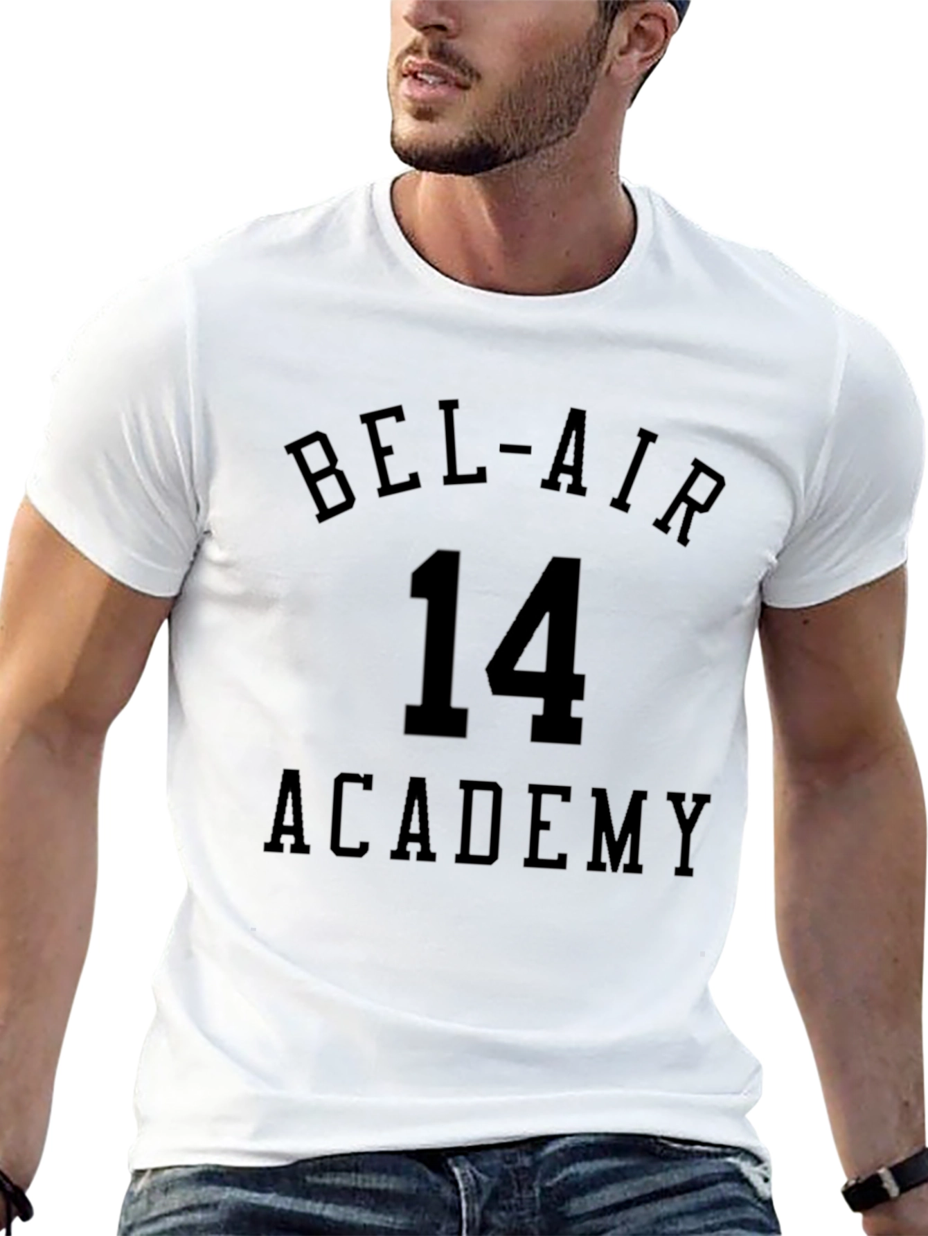 Bel-Air Academy #14 Black T-Shirt