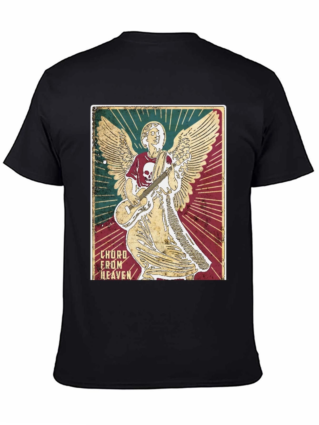 Chord From Heaven T-Shirt Angel Guitarist