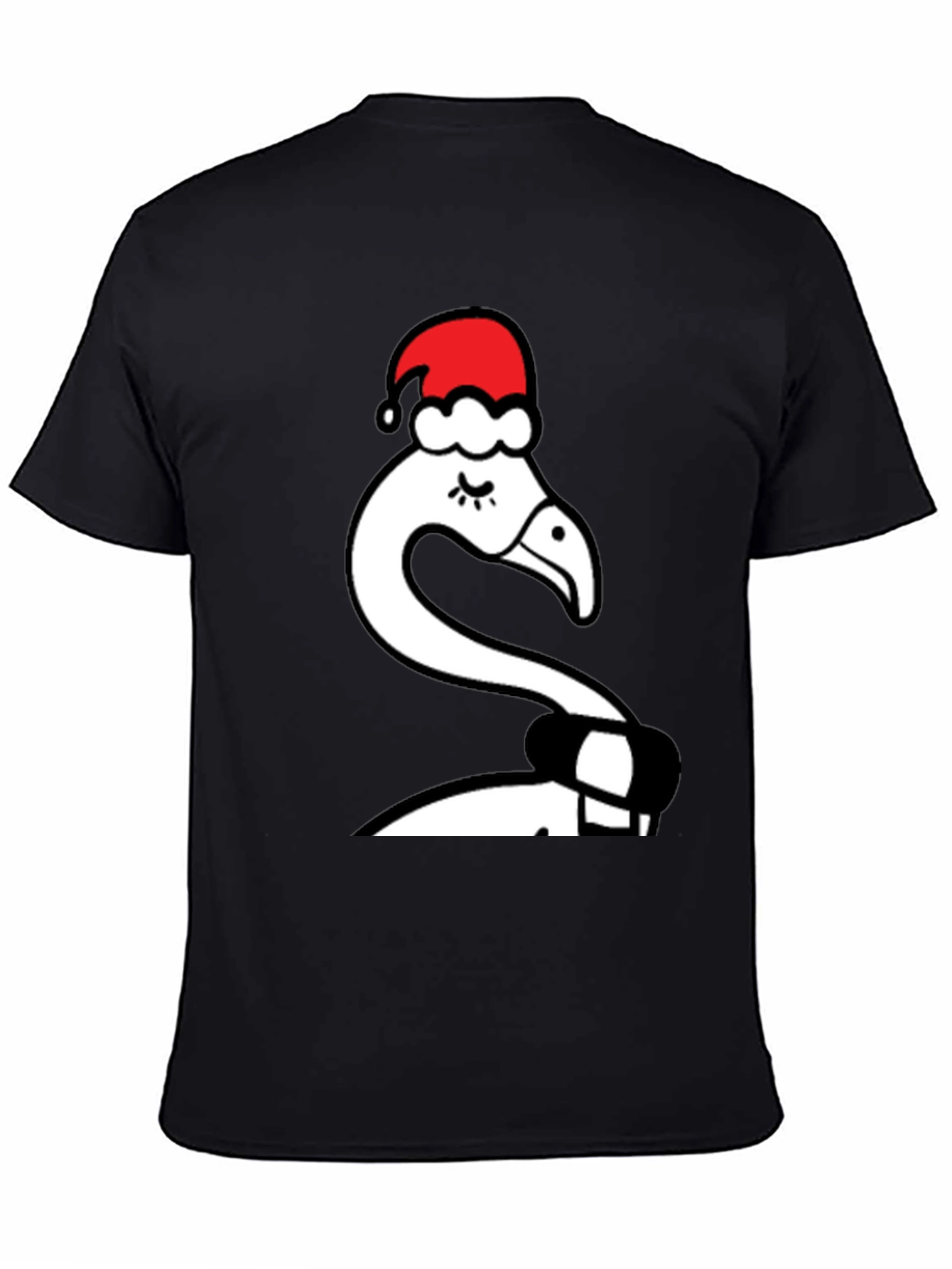 Festive Flamingo Tee - Holiday Style