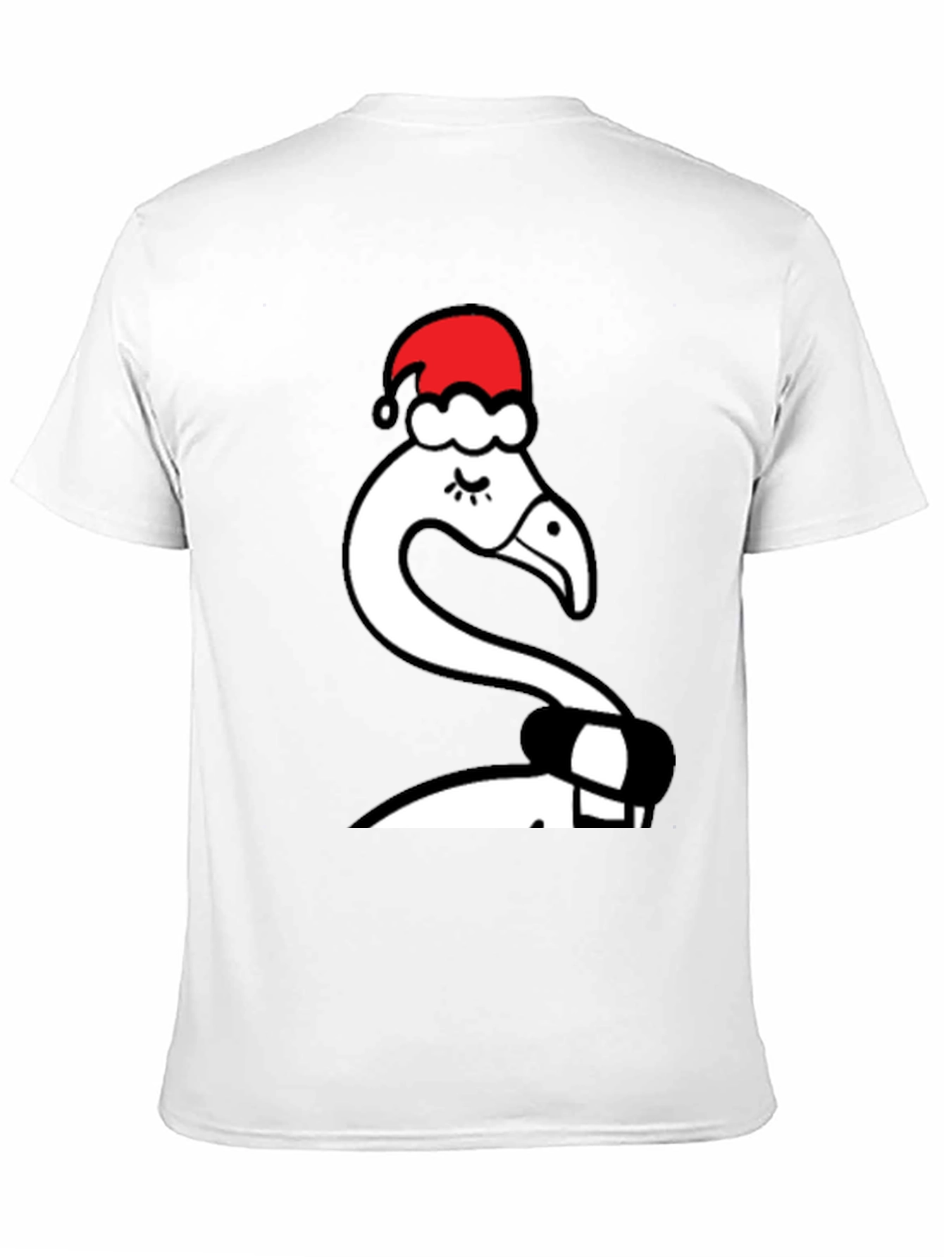 Festive Flamingo Tee - Holiday Style