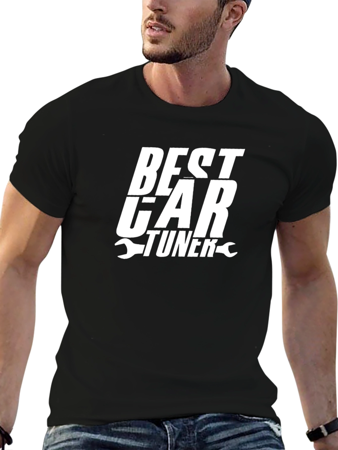 Best Car Tuner Graphic T-Shirt - Black