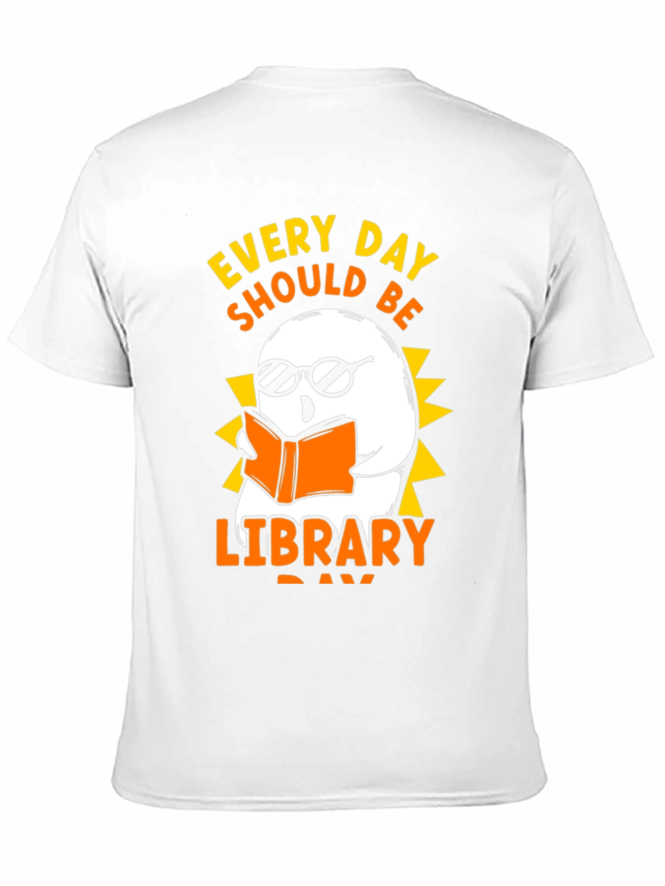Every Day Library Day Ghost T-Shirt