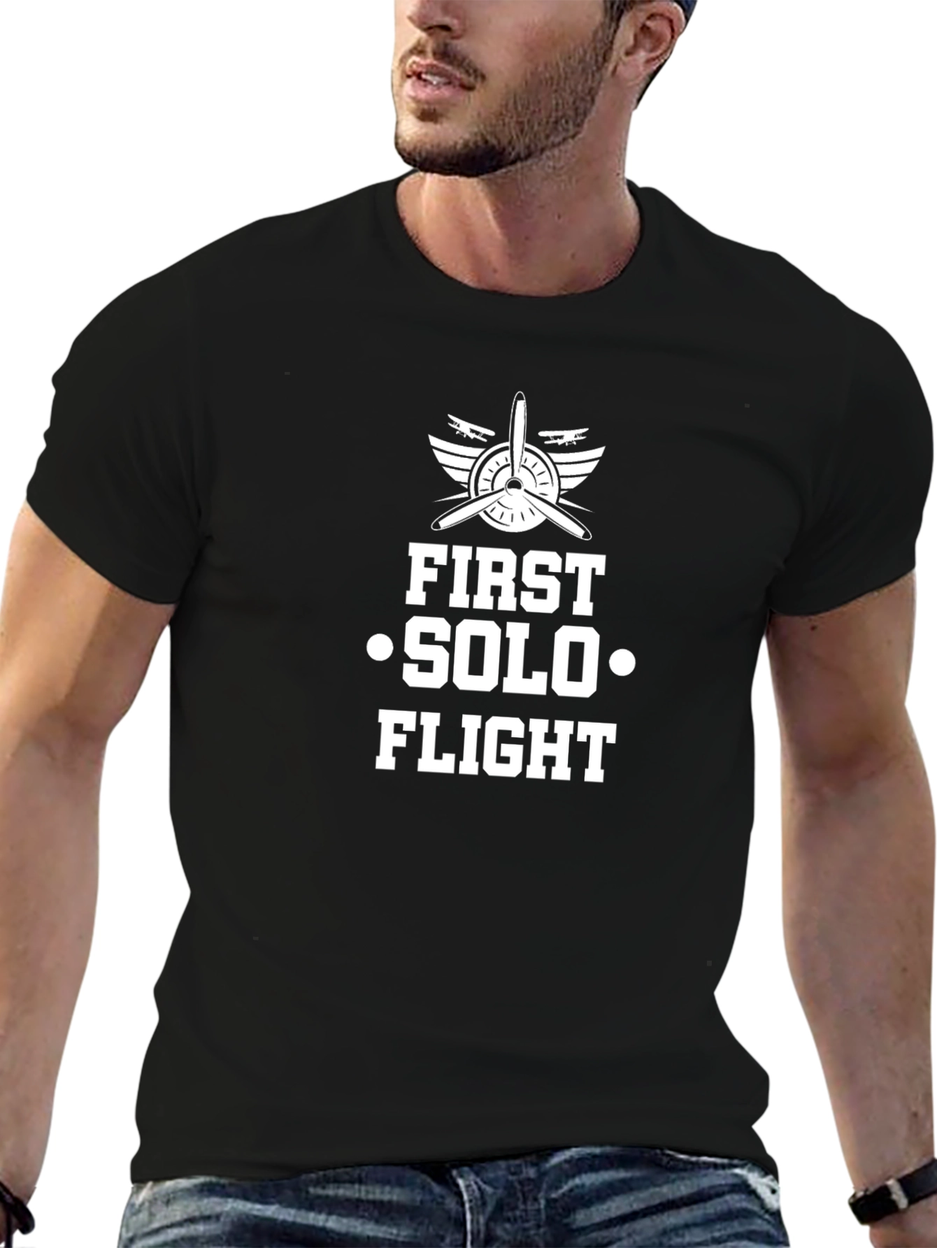 First Solo Flight T-Shirt - Aviation Gift
