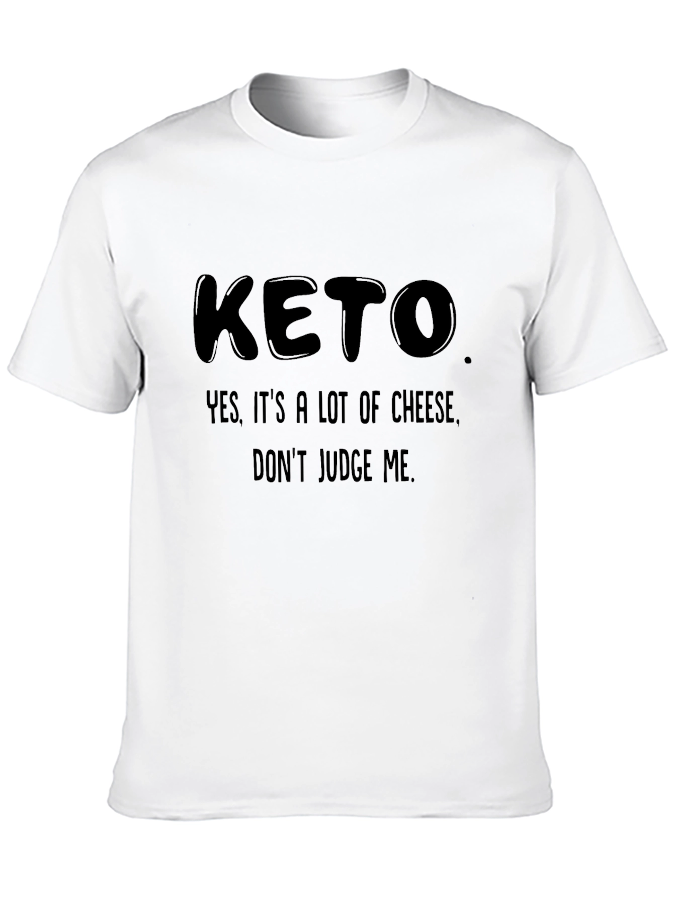 Keto Cheese Humor Graphic Tee