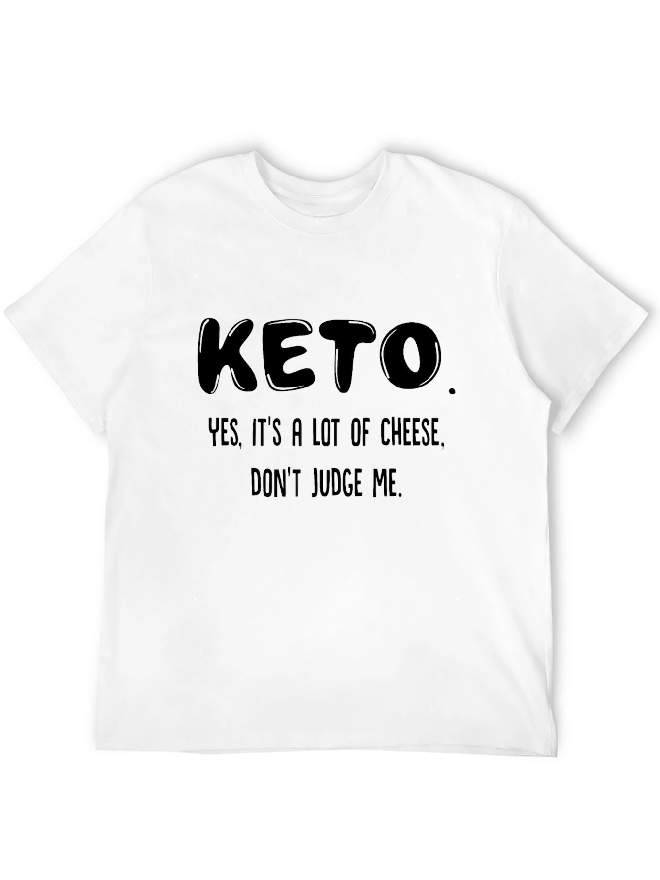 Keto Cheese Humor Graphic Tee