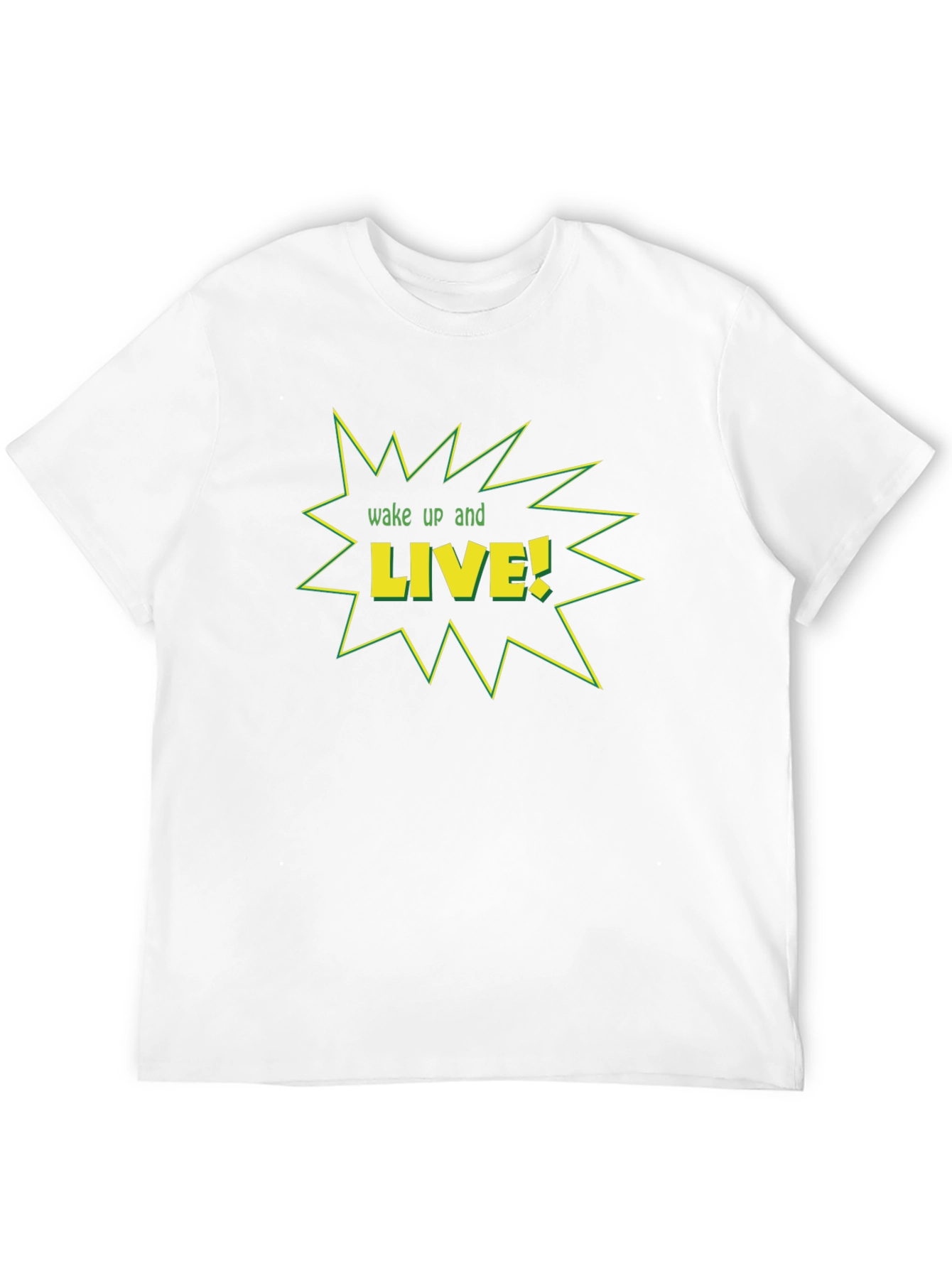 Wake Up and Live Graphic T-Shirt