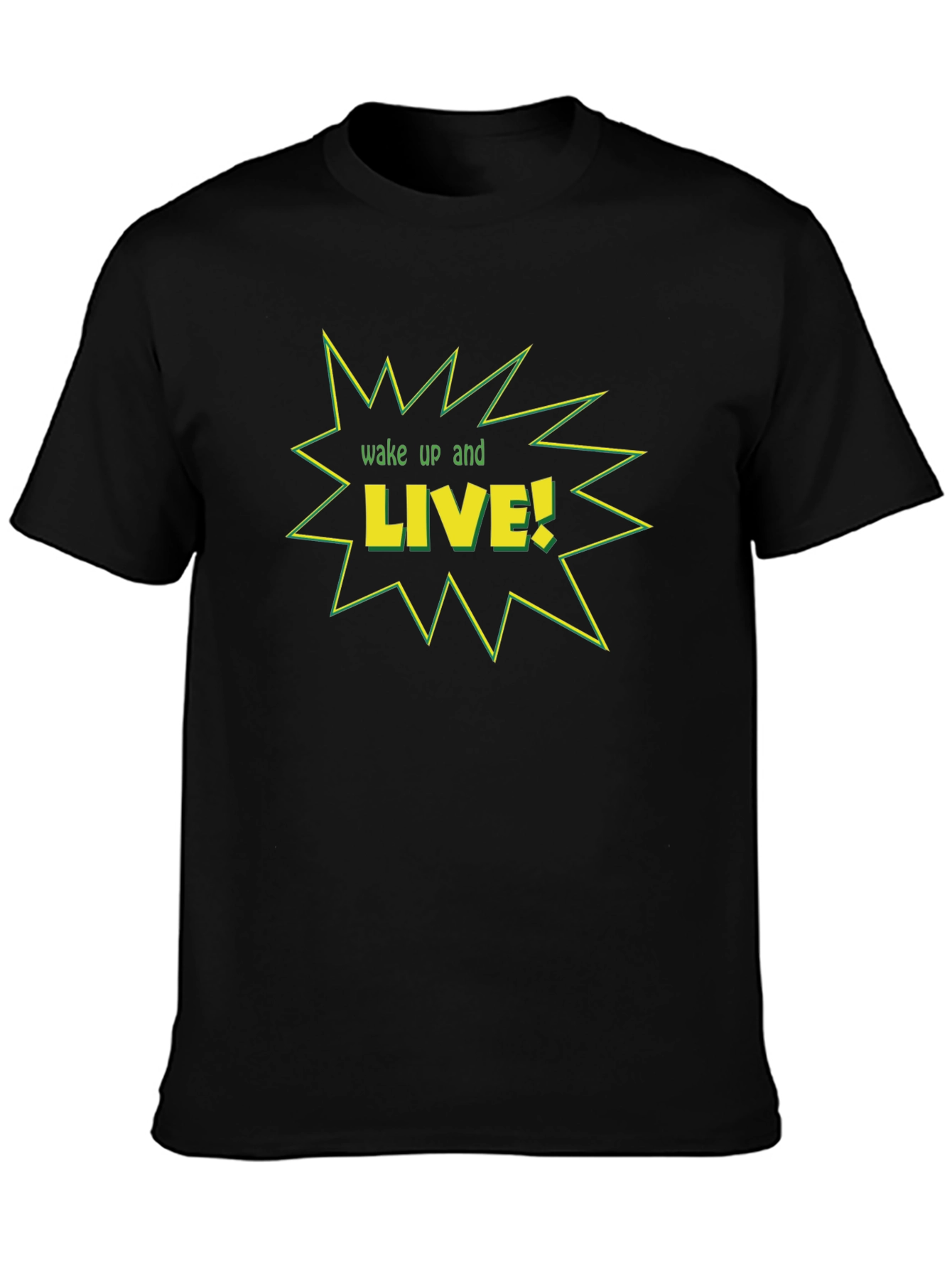 Wake Up and Live Graphic T-Shirt