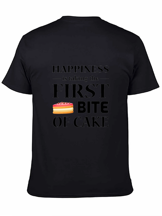 Happiness is Taking the First Bite of Cake T-Shirt