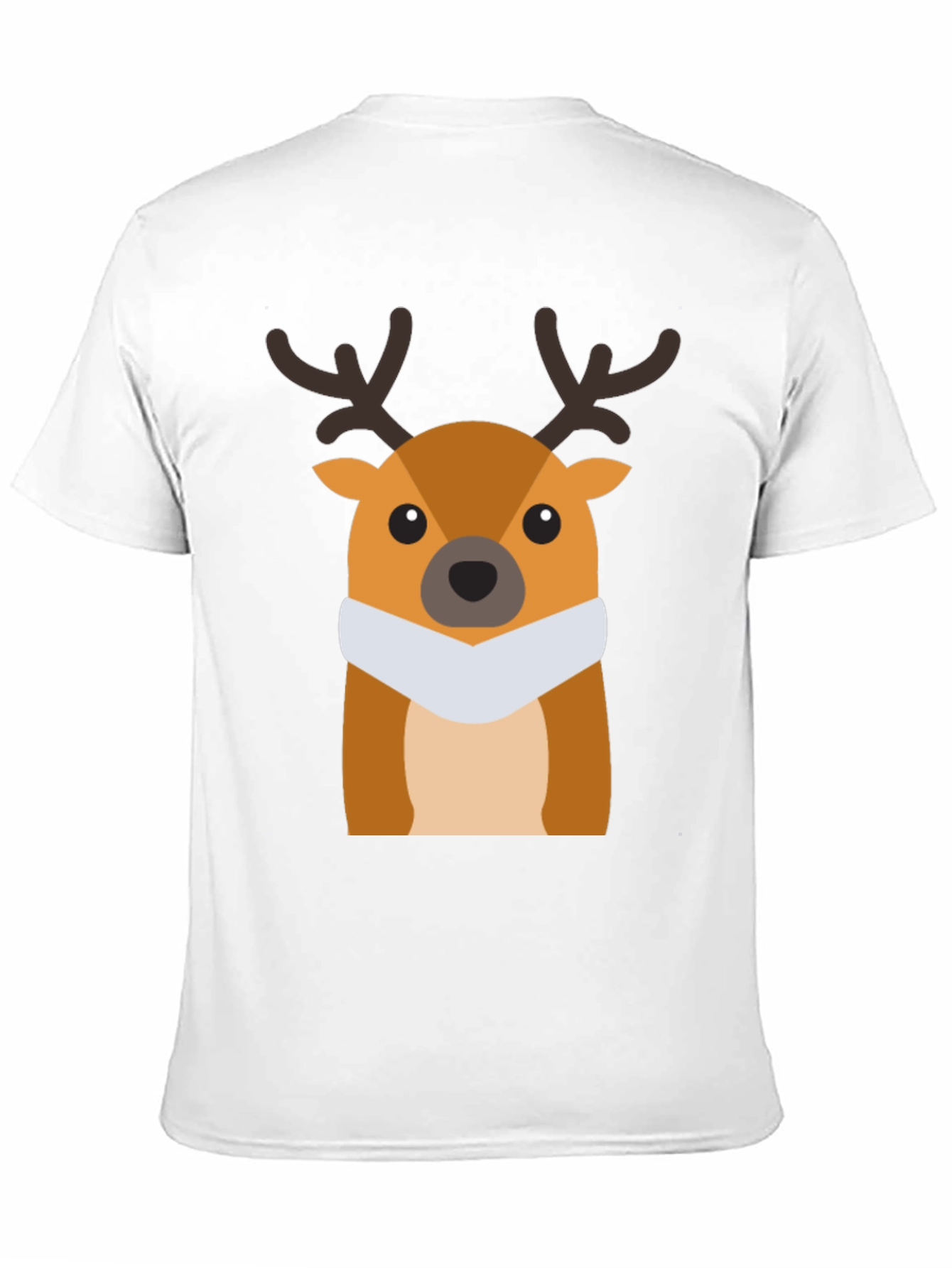 Festive Deer Graphic Tee - Holiday Style
