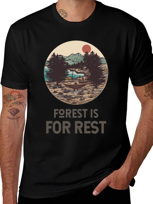 Forest is for Rest T-Shirt - Nature Adventure Tee